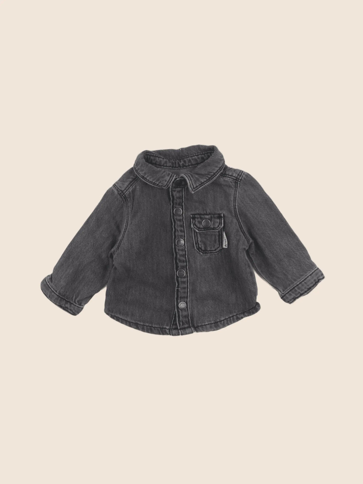 Vertbaudet - veste noir - 3 mois