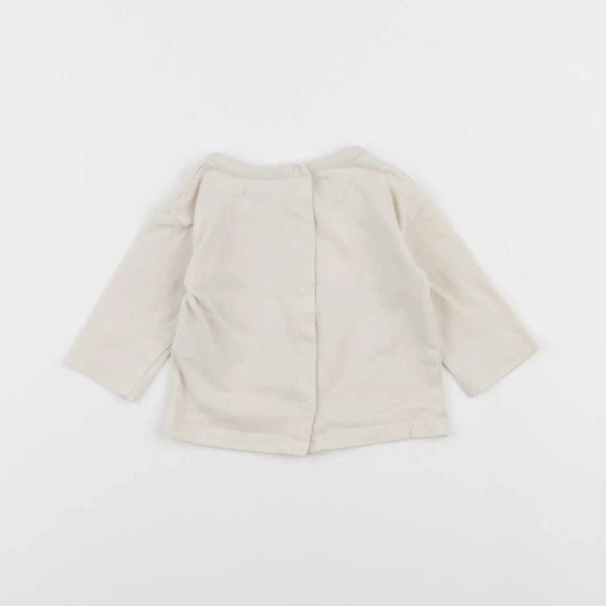 Vertbaudet - tee-shirt beige - 3 mois