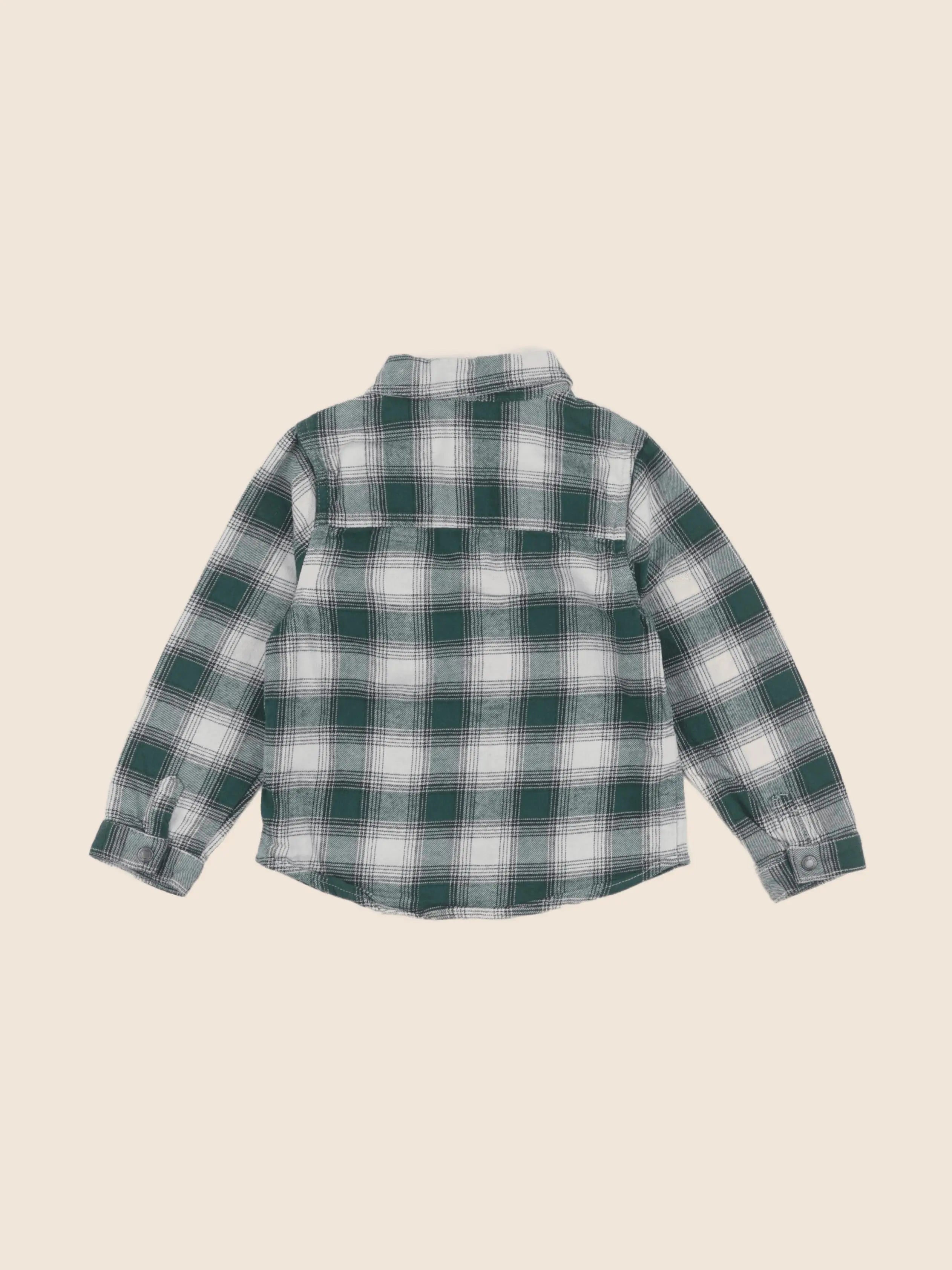 Vertbaudet - chemise vert - 36 mois