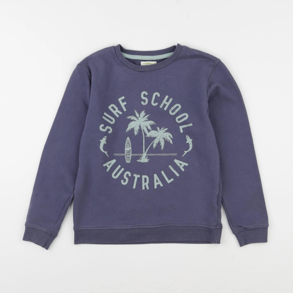 Vertbaudet - sweat bleu - 10 ans