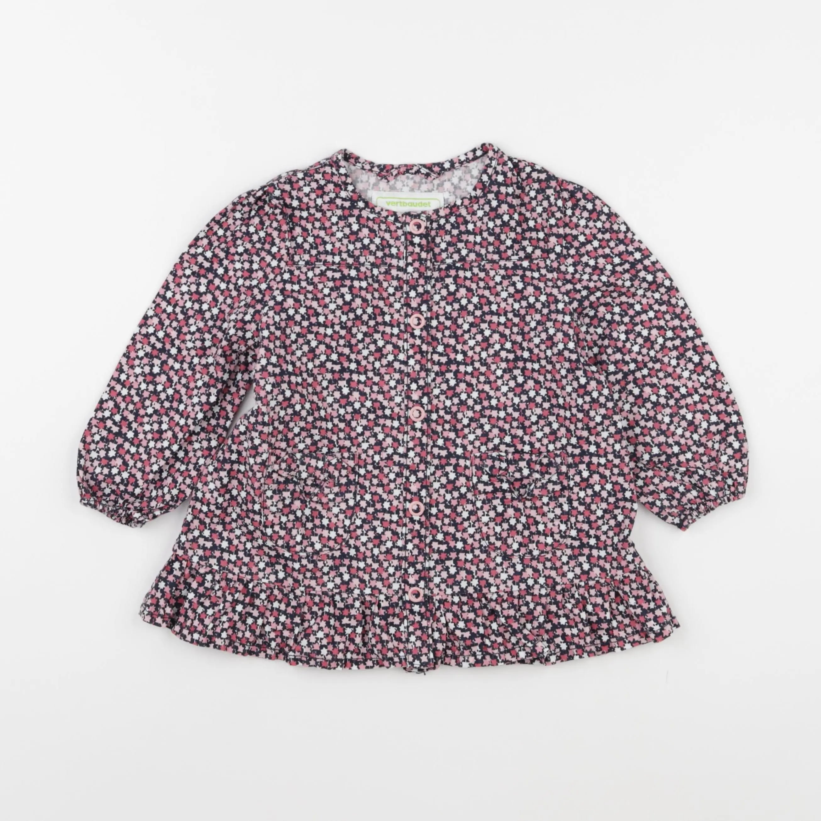 Vertbaudet - robe rose - 2 ans