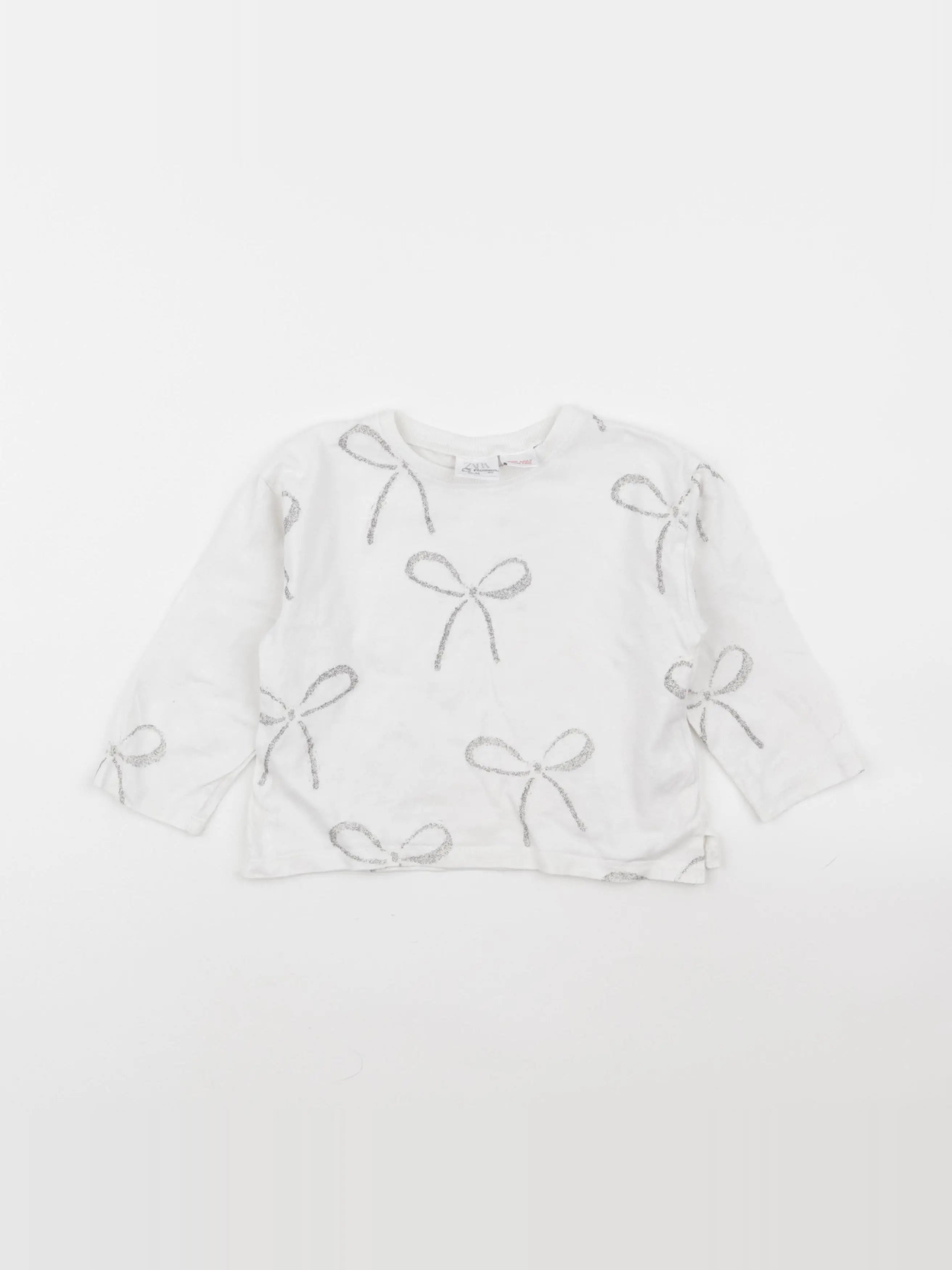 Zara - tee-shirt blanc - 18/24 mois