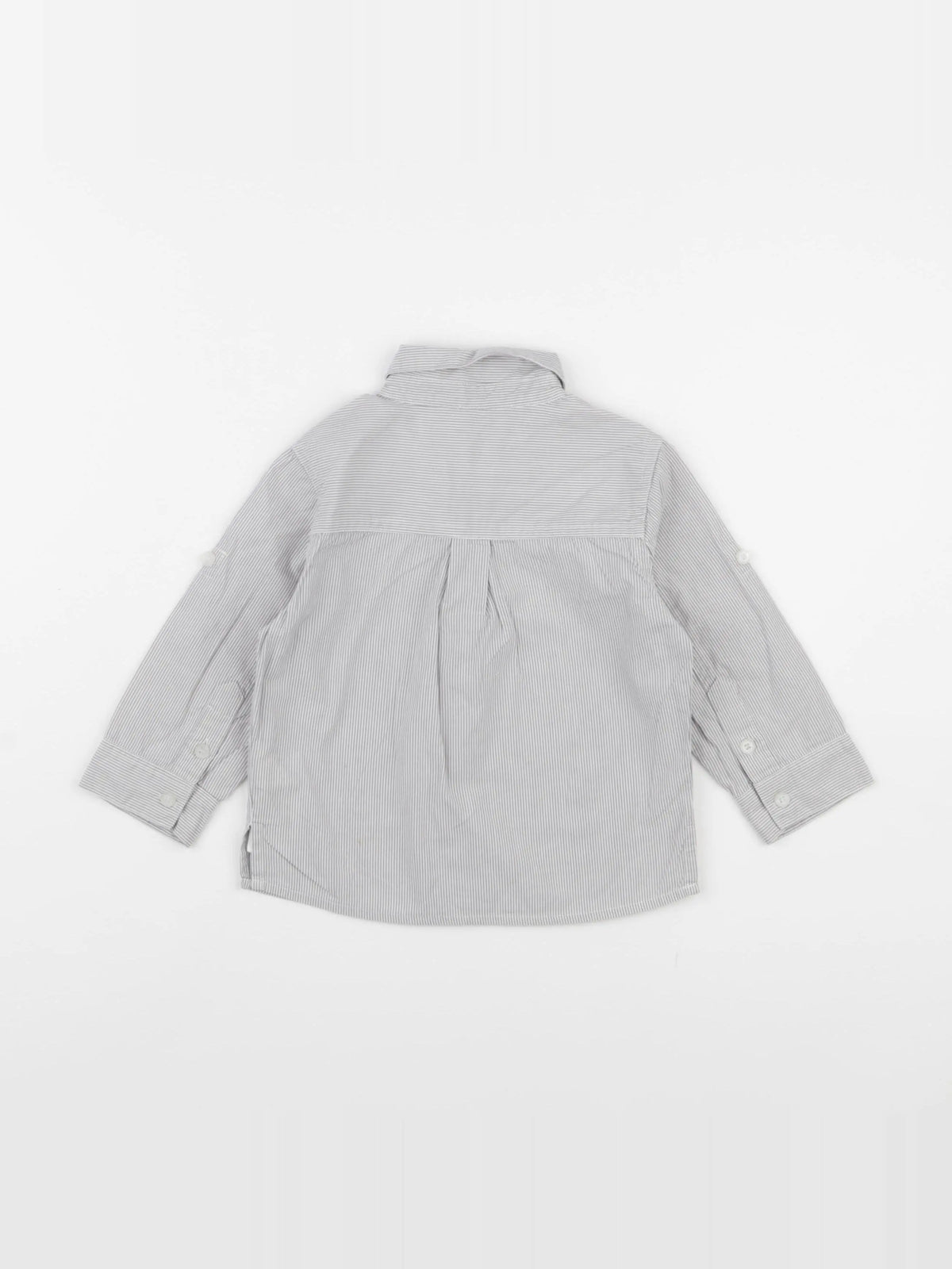 Vertbaudet - chemise gris - 2 ans