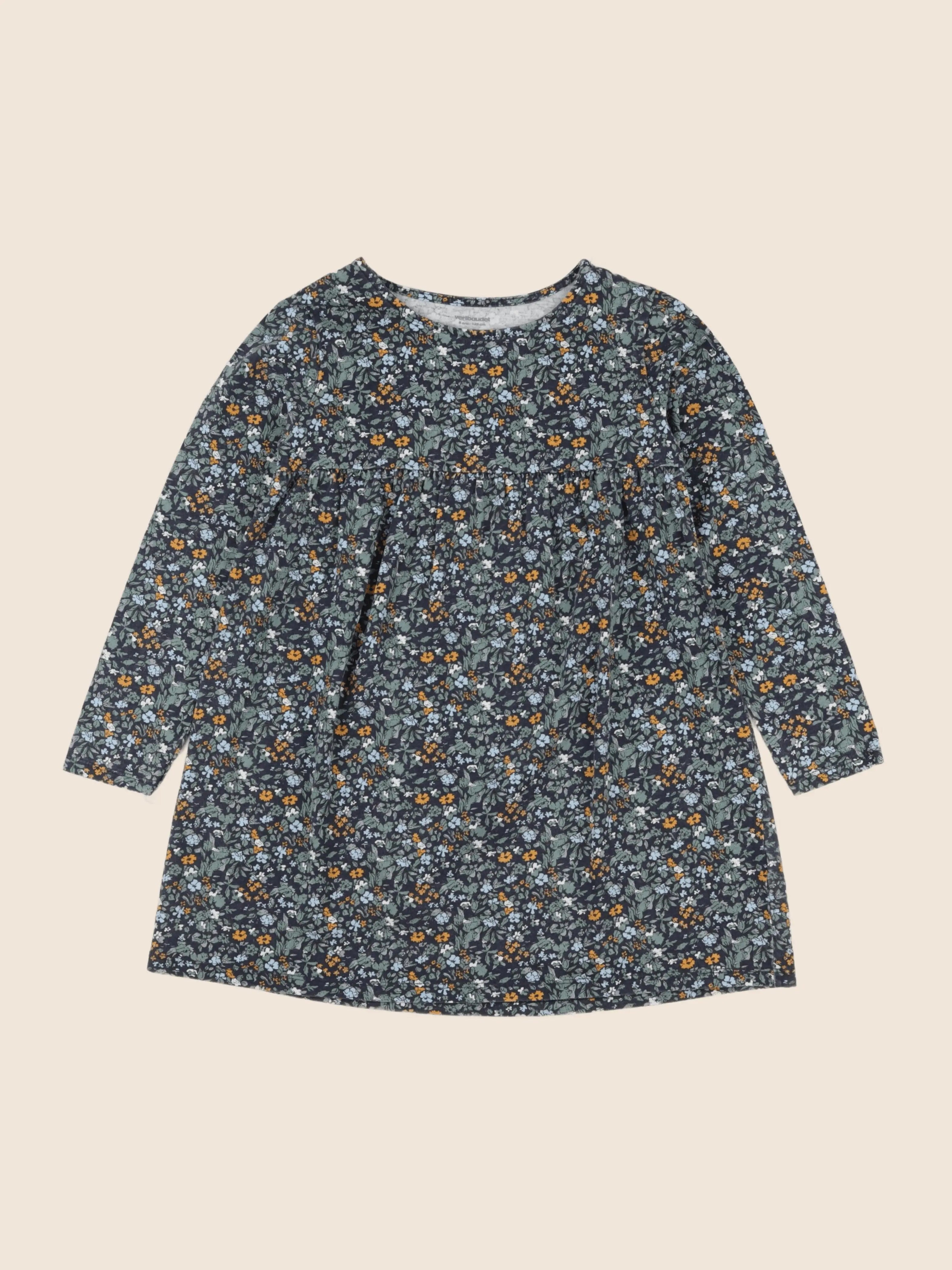 Vertbaudet - robe bleu - 8 ans