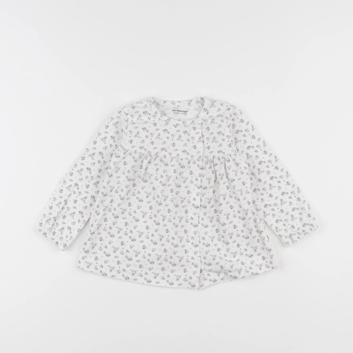 Vertbaudet - tee-shirt blanc - 12 mois