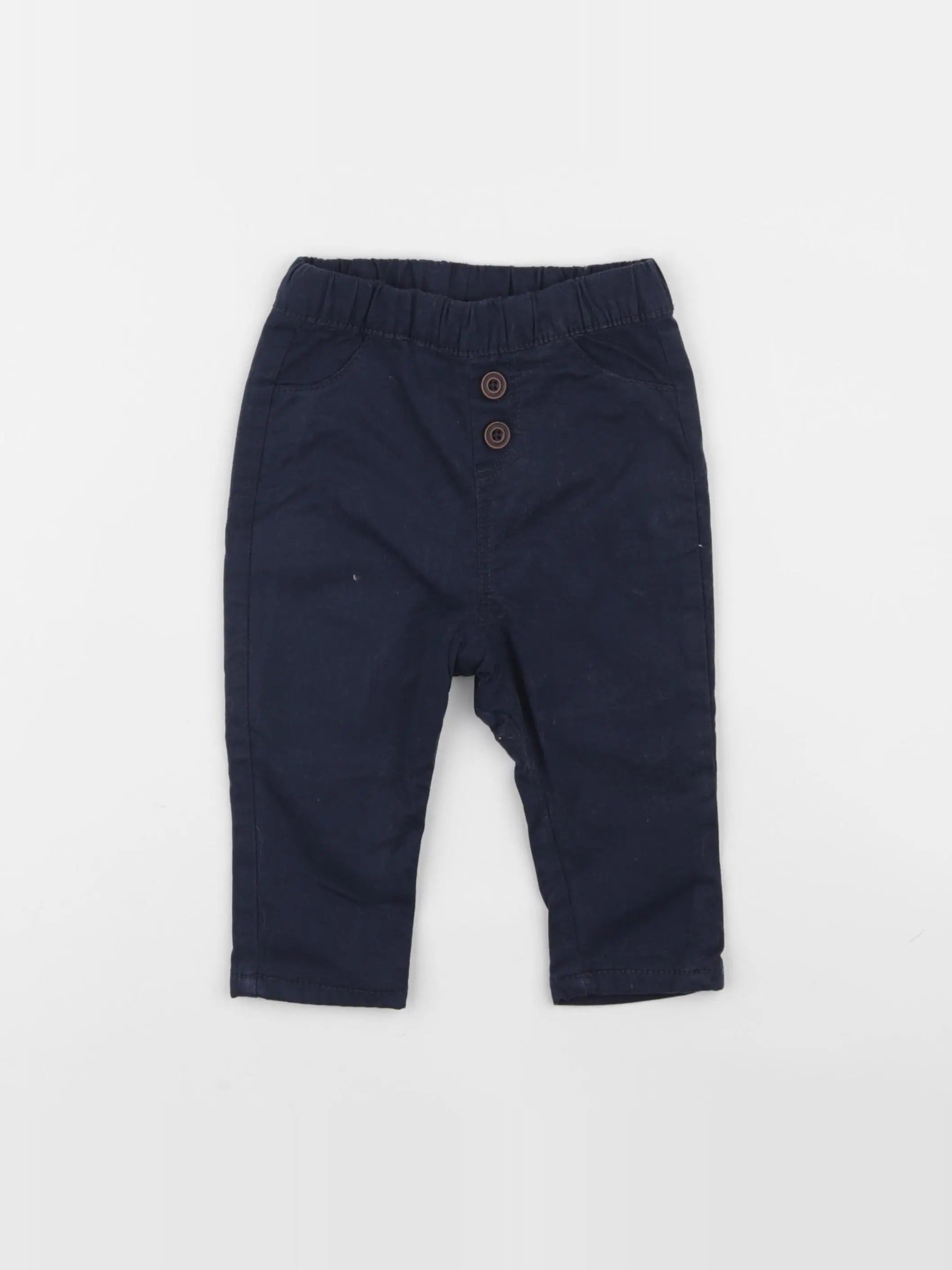 Tape à l'oeil - pantalon bleu - 9 mois