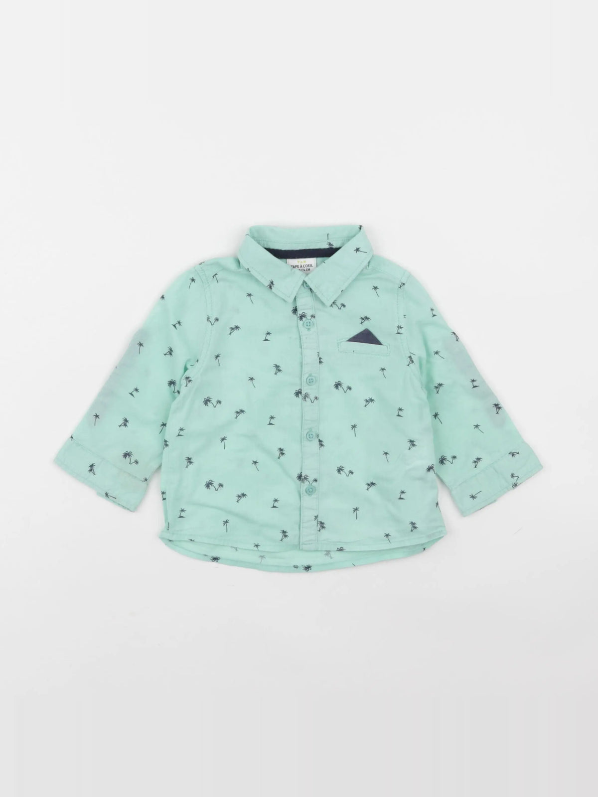 Tape à l'oeil - chemise vert - 12 mois