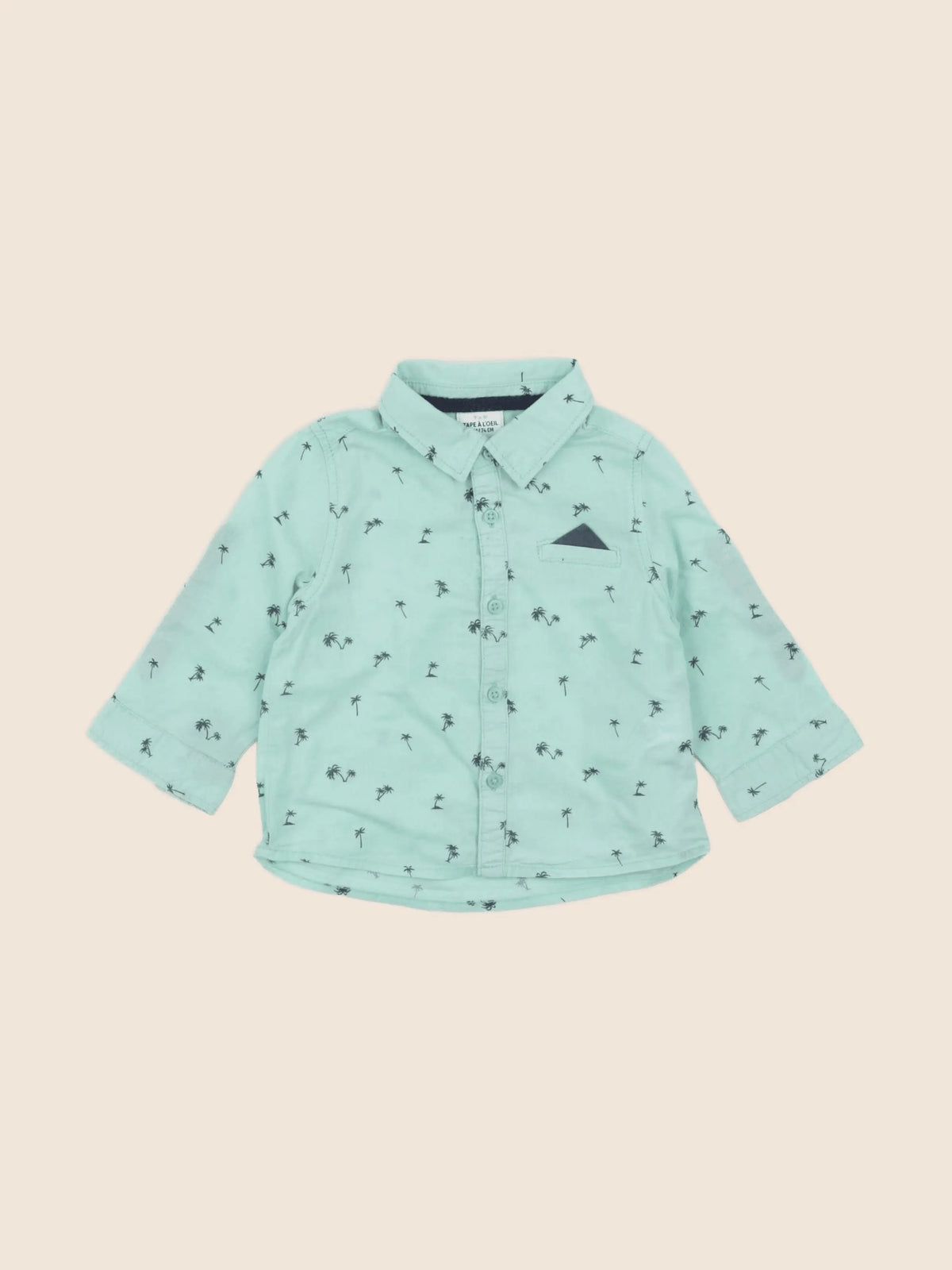 Tape à l'oeil - chemise vert - 12 mois