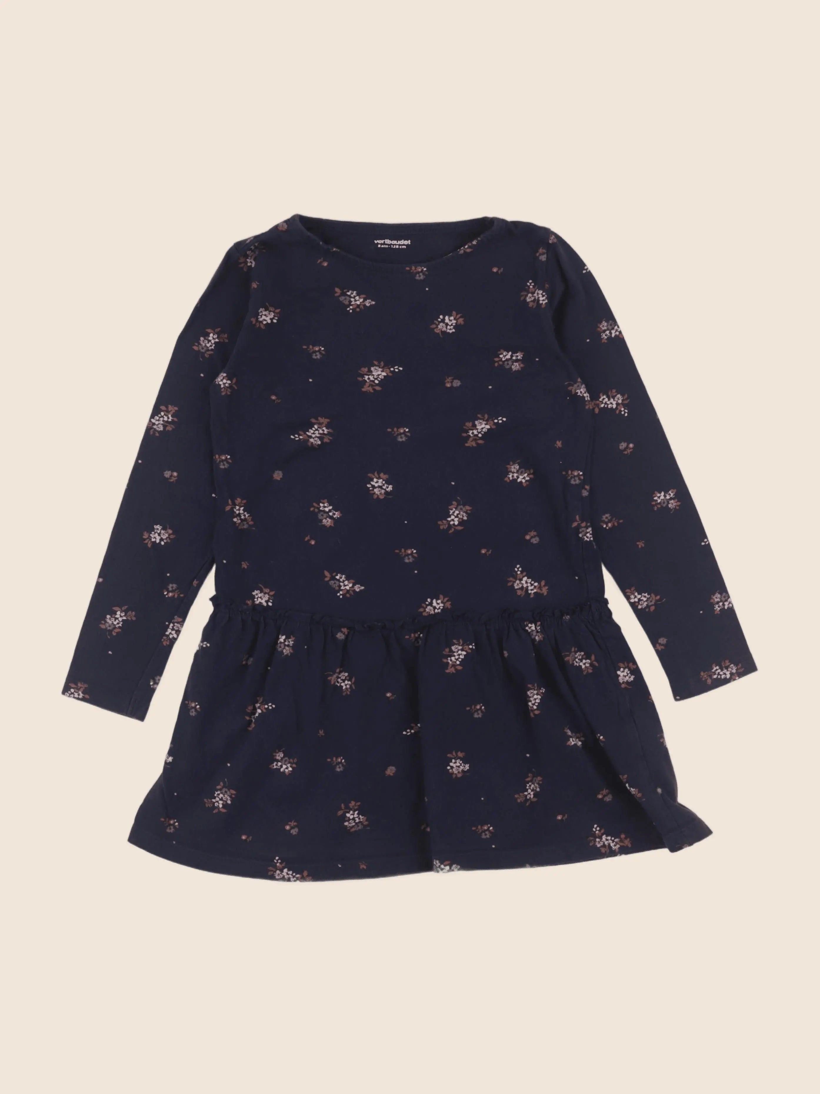 Vertbaudet - robe bleu - 8 ans