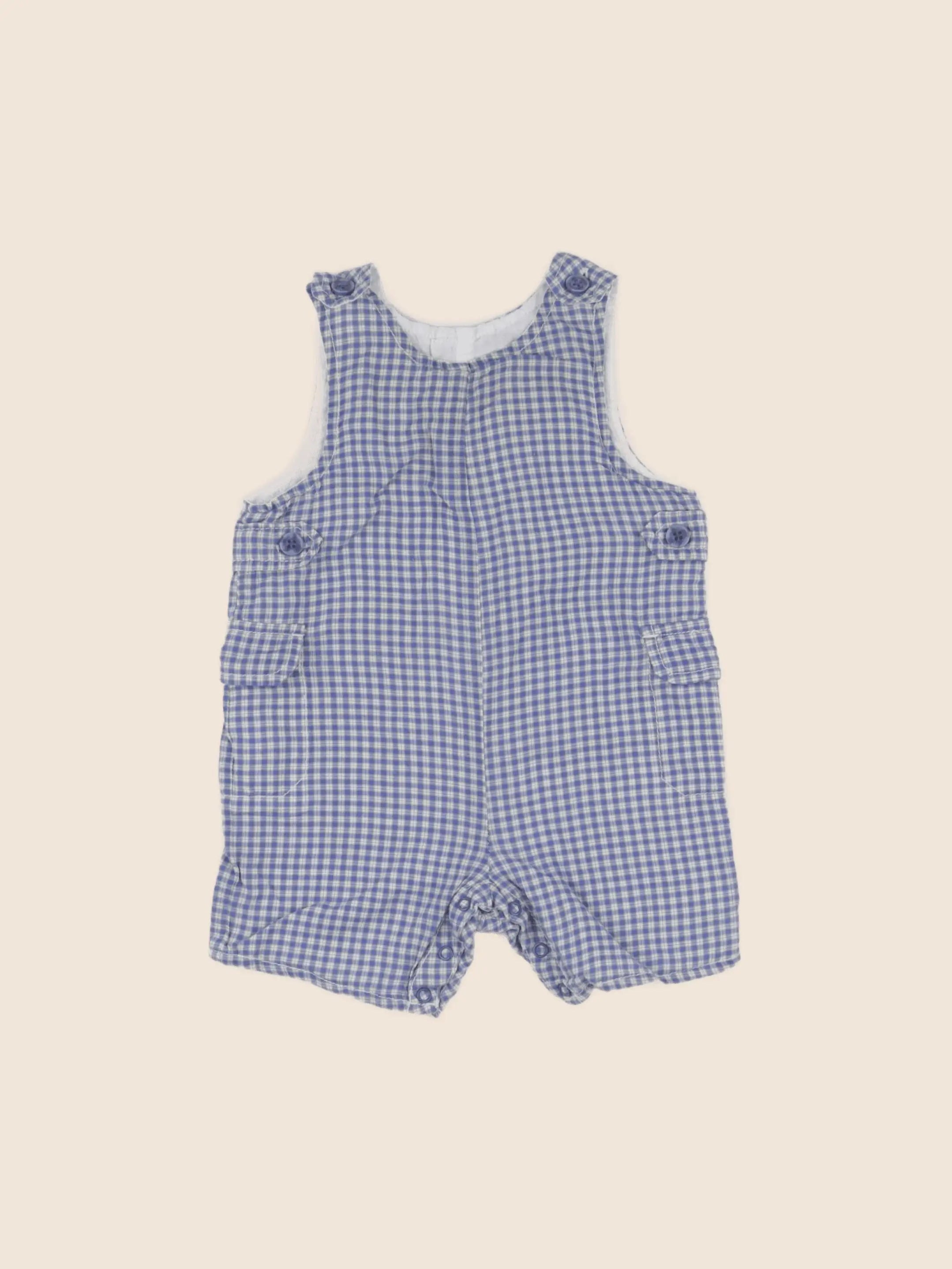 Natalys - salopette bleu - 6 mois