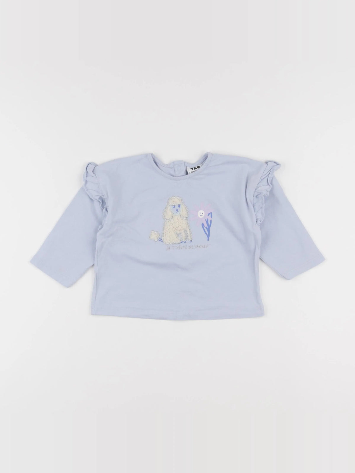 Tape à l'oeil - tee-shirt bleu - 12 mois