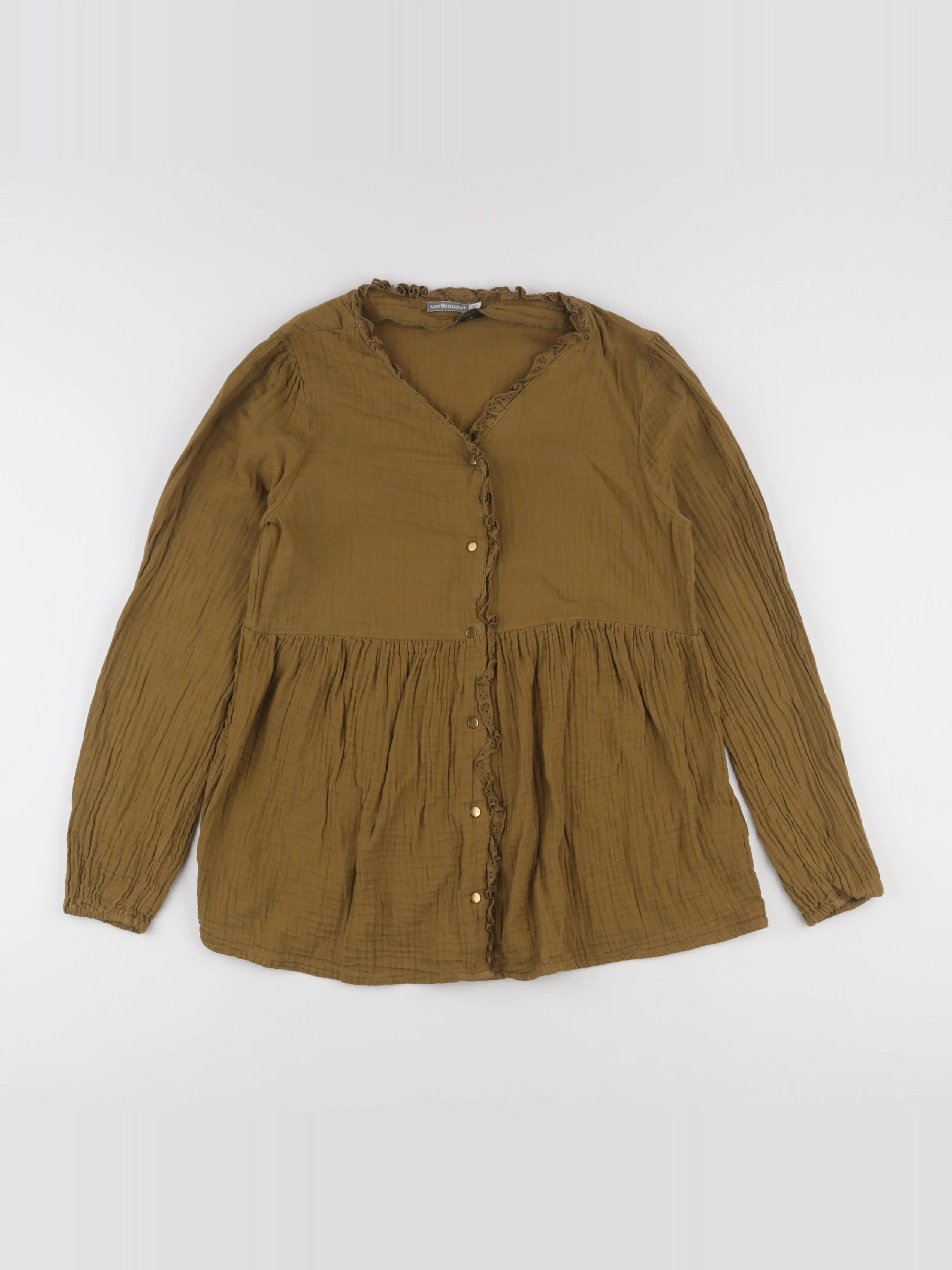 Vertbaudet - chemise grossesse vert - 34