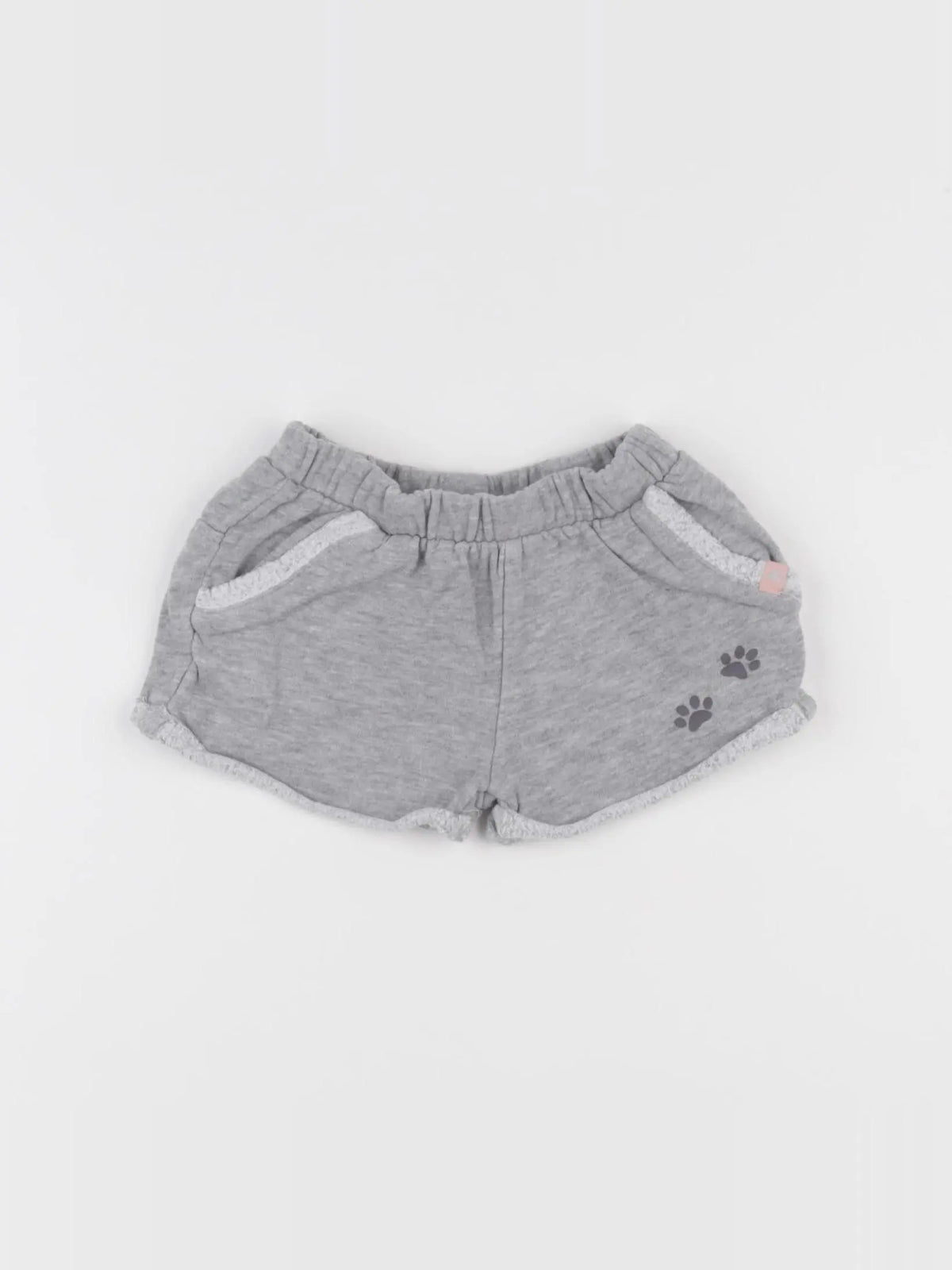 Vertbaudet - short gris - 9 mois