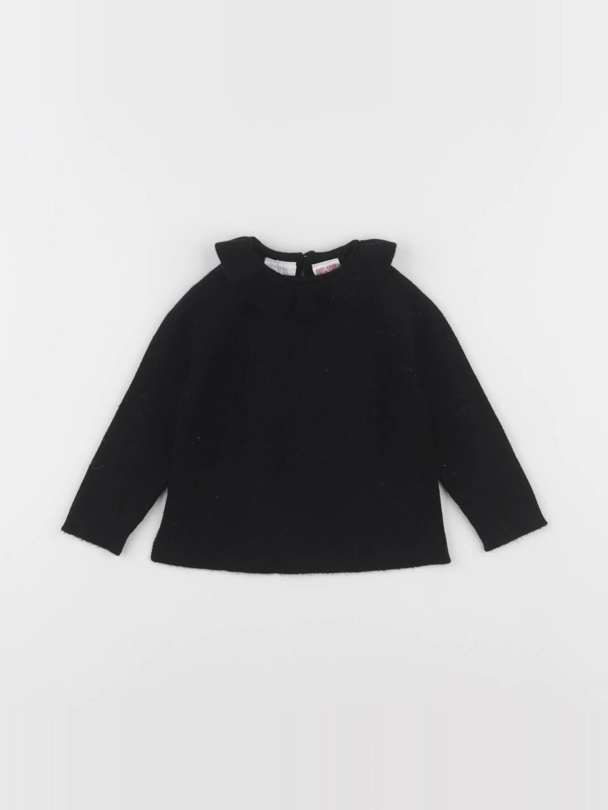 Zara - pull noir - 6/9 mois