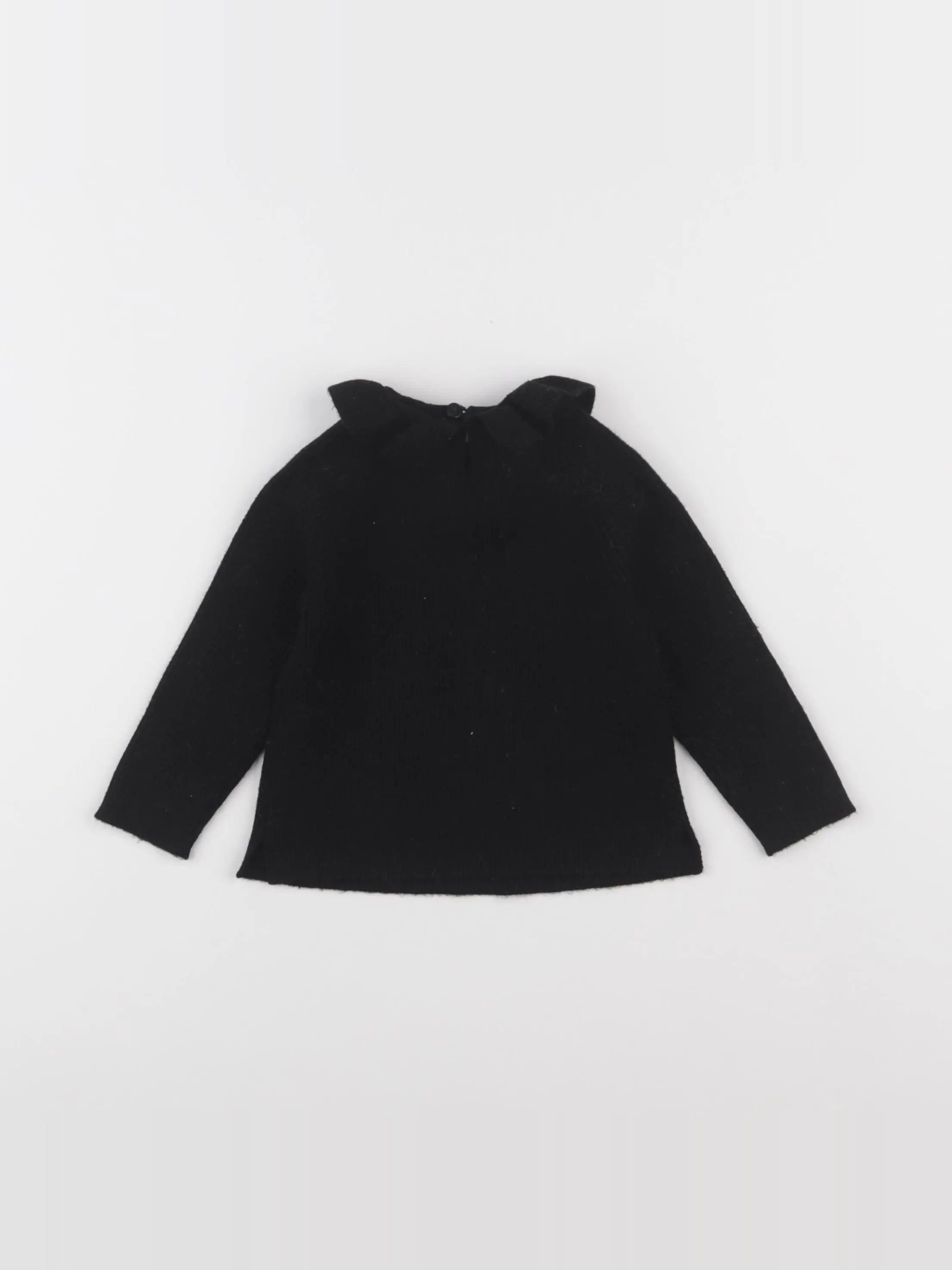 Zara - pull noir - 6/9 mois