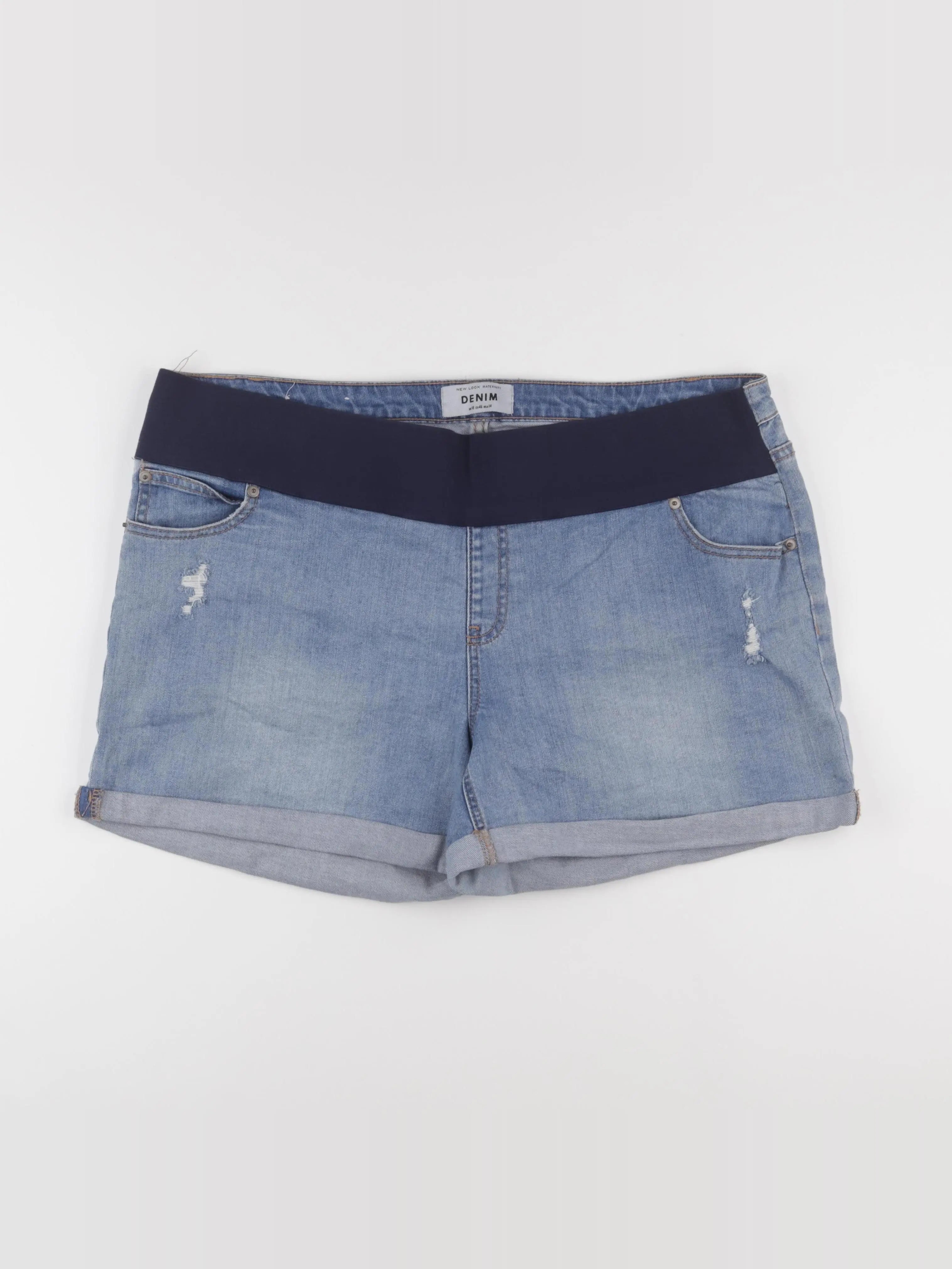 New Look - short grossesse bleu - 46