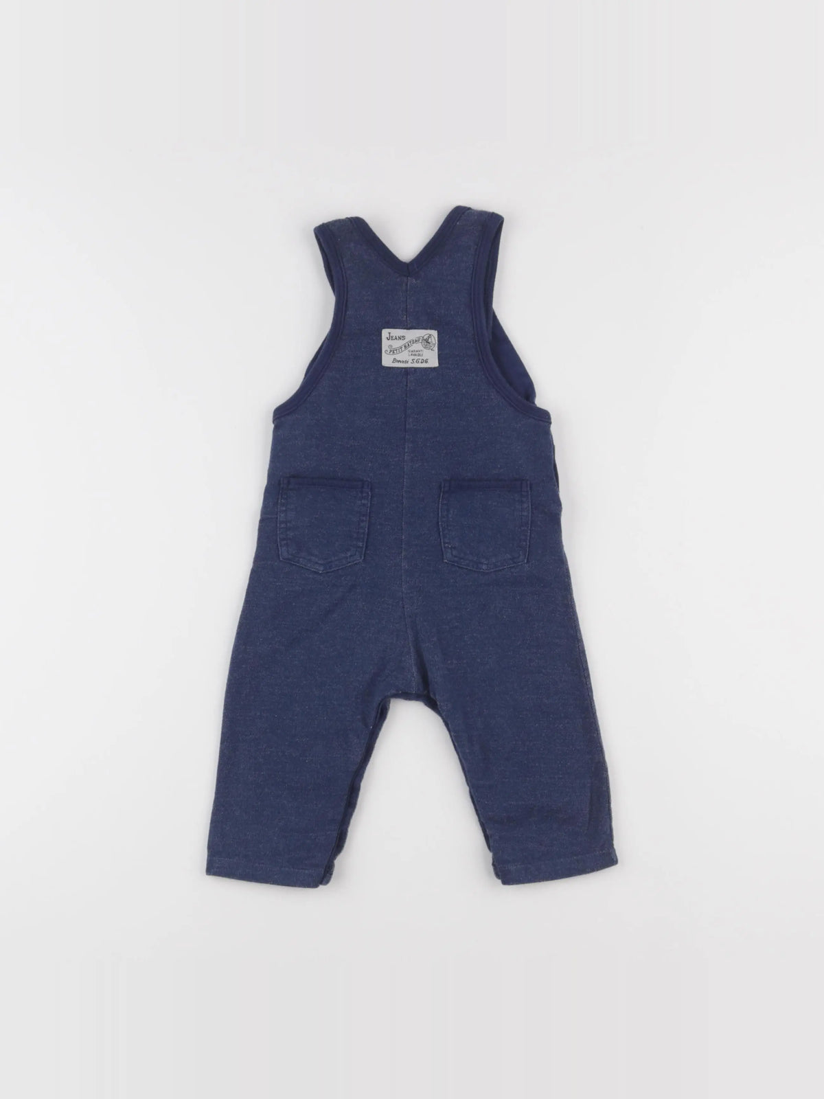Petit Bateau - salopette bleu - 12 mois