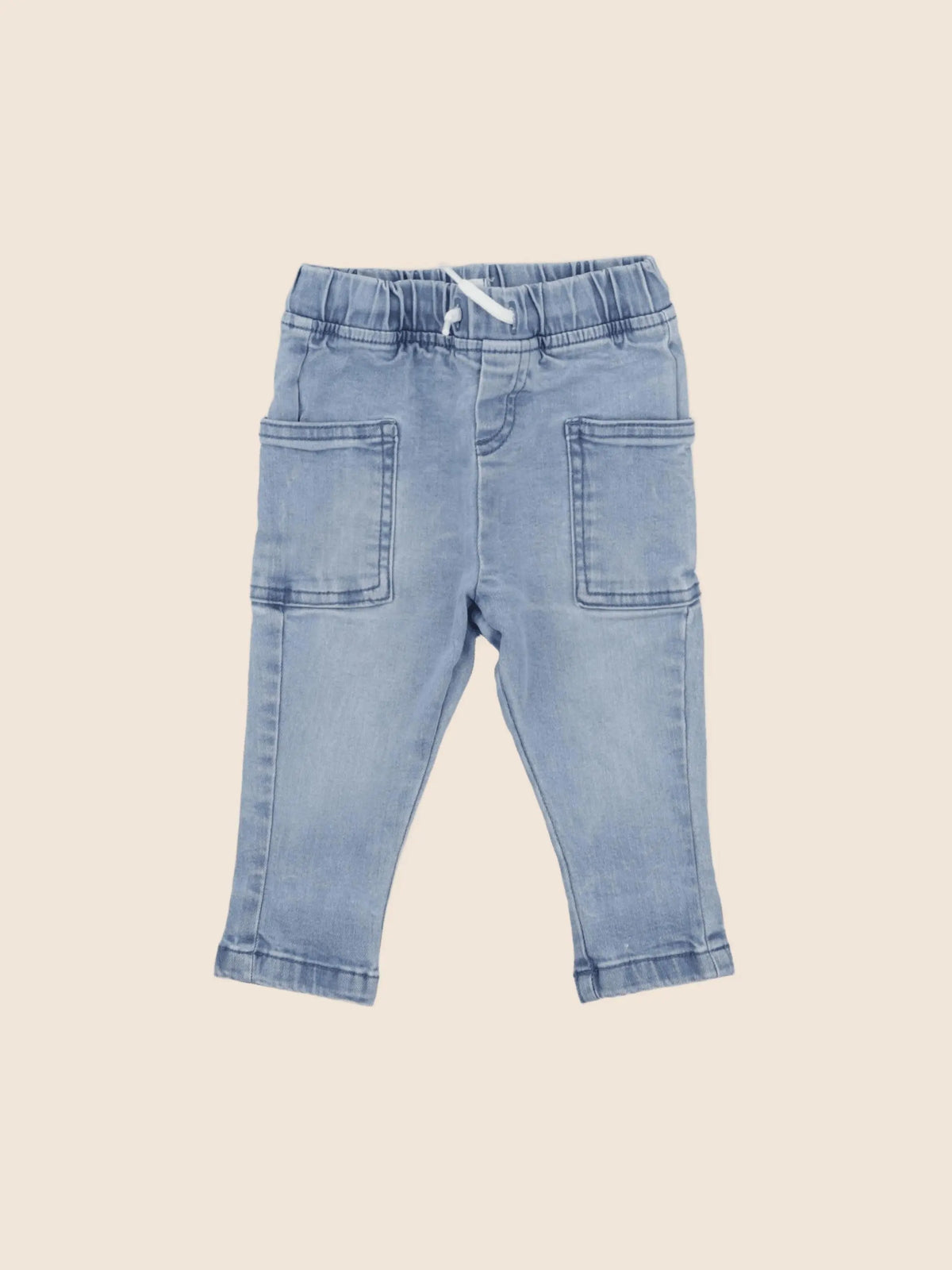 Vertbaudet - jean bleu - 9 mois