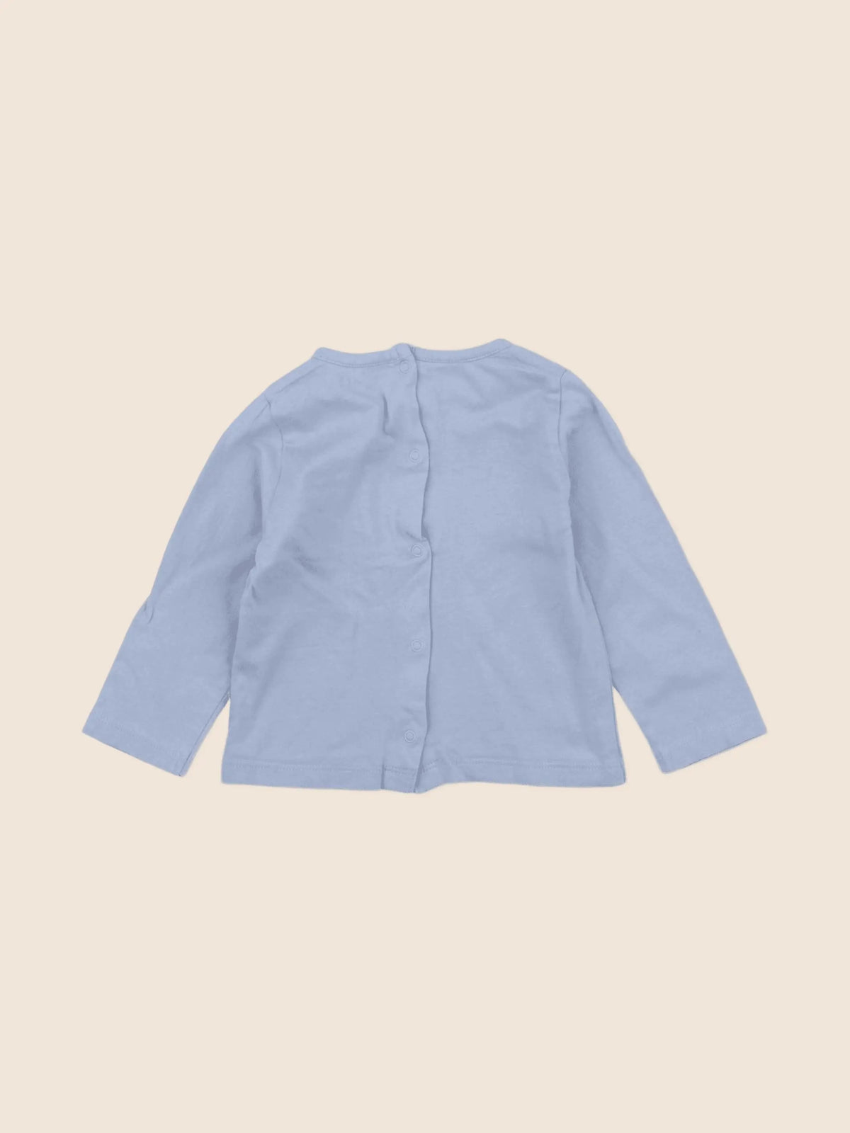 Vertbaudet - tee-shirt bleu - 9 mois