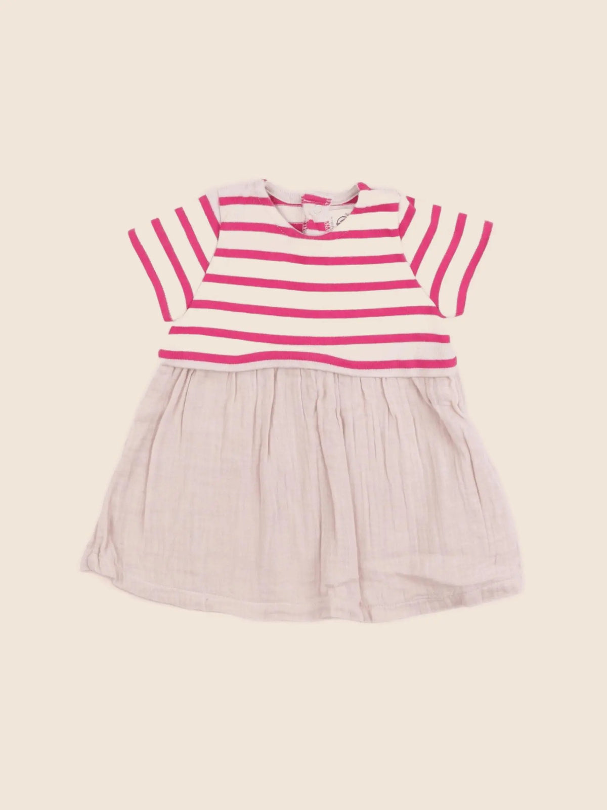 Petit Bateau - robe rose - 3 mois