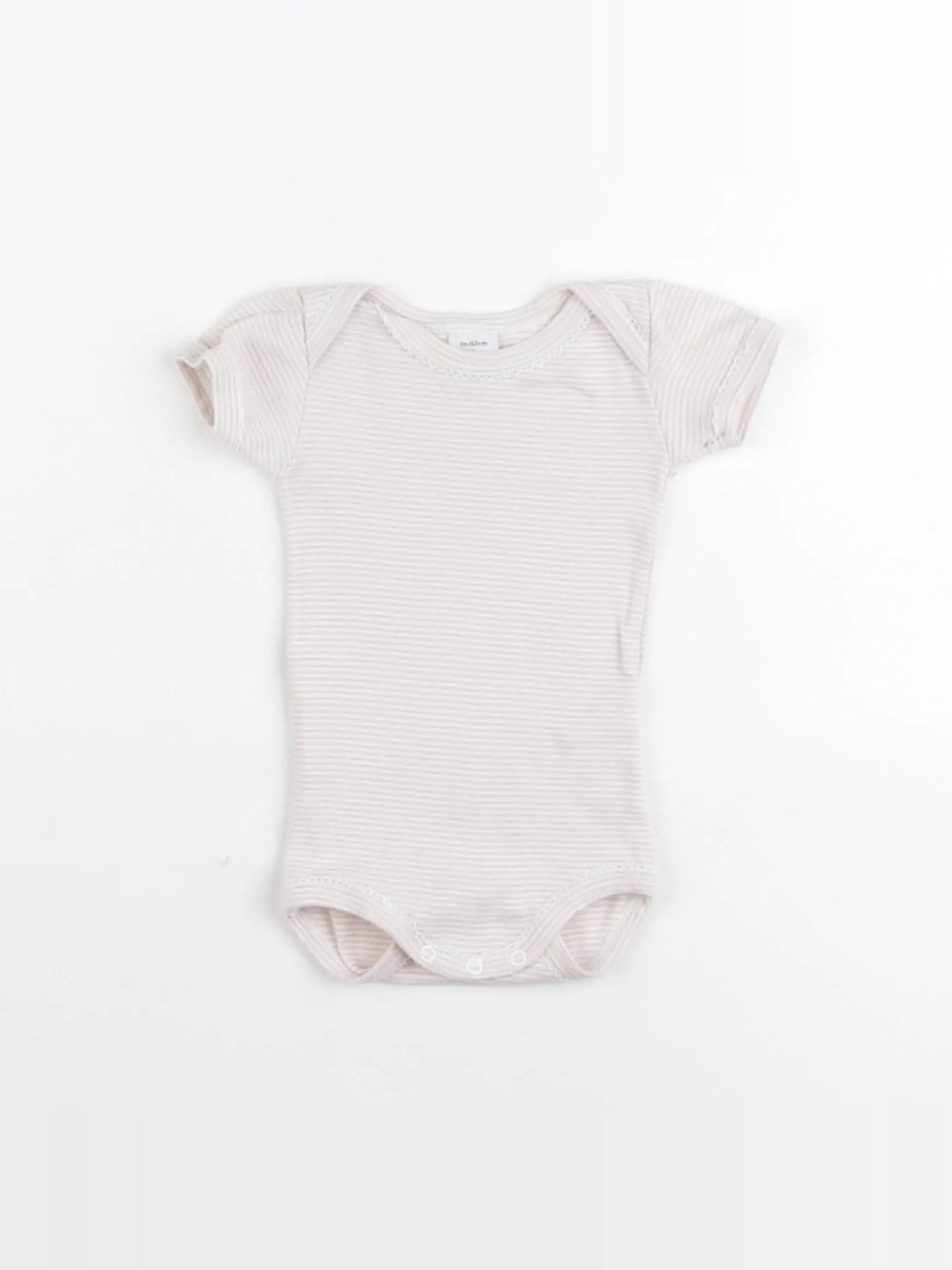 Petit Bateau - body rose - 3 mois