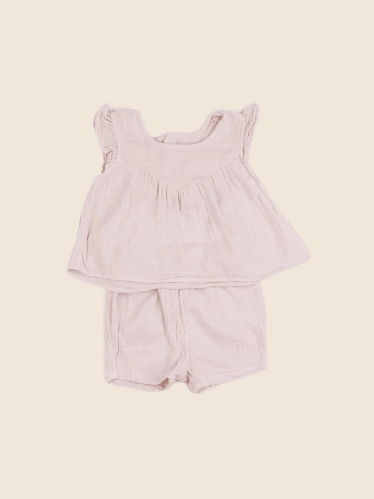 Petit Bateau - ensemble rose - 3 mois
