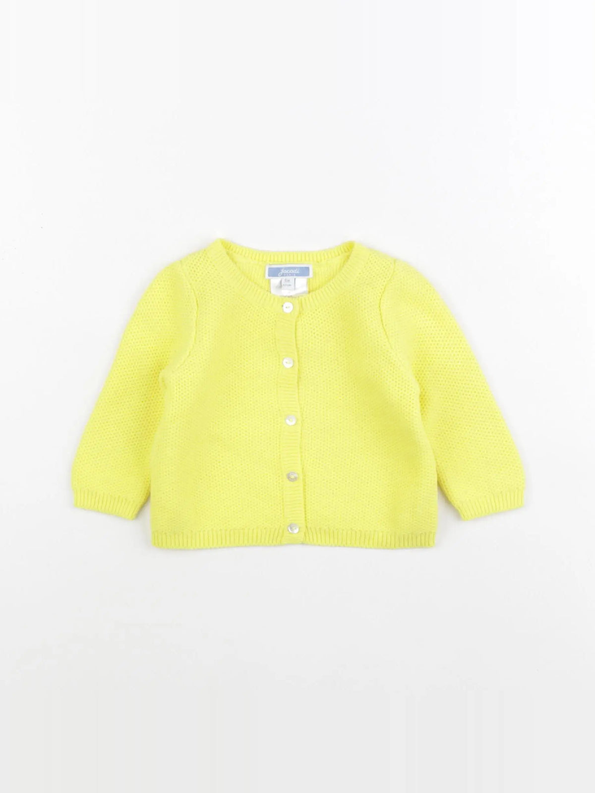 Jacadi - gilet jaune - 6 mois
