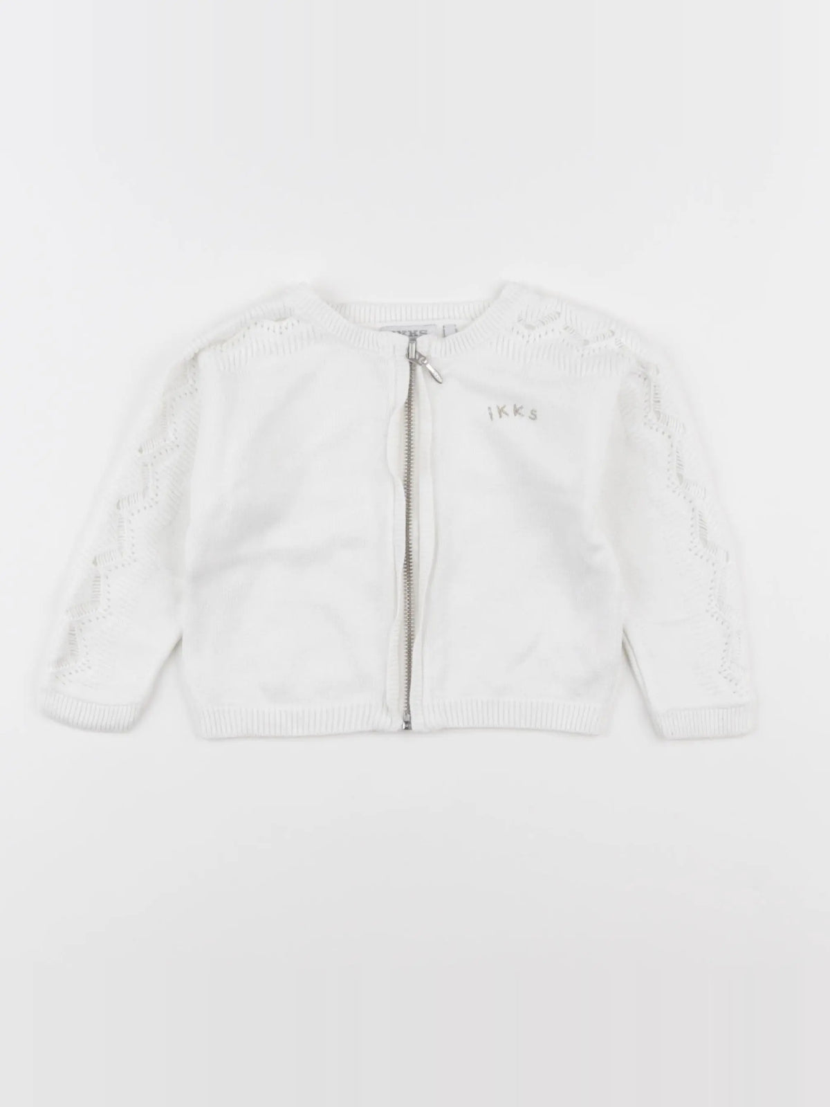 IKKS - gilet blanc - 18 mois