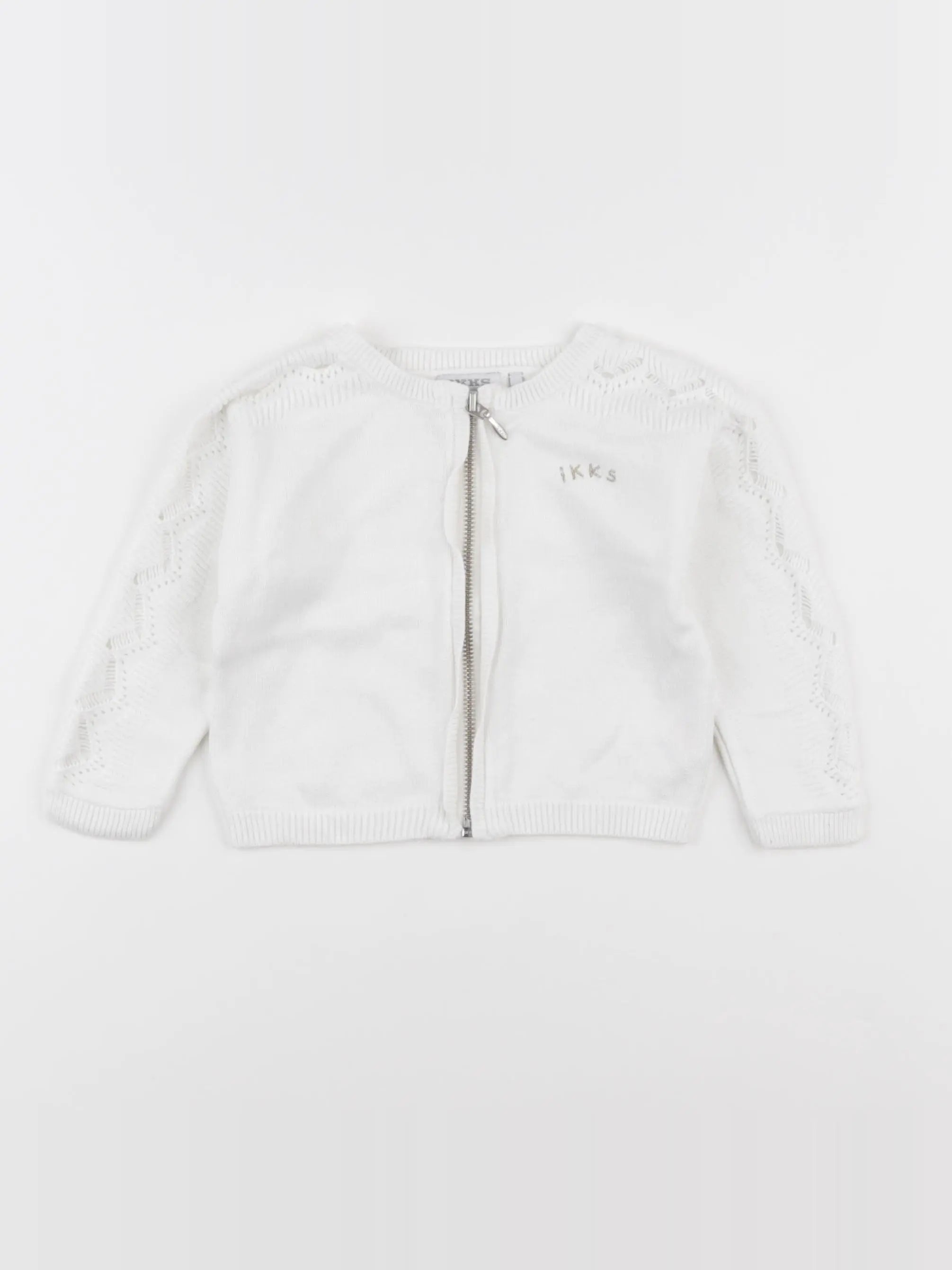 IKKS - gilet blanc - 18 mois