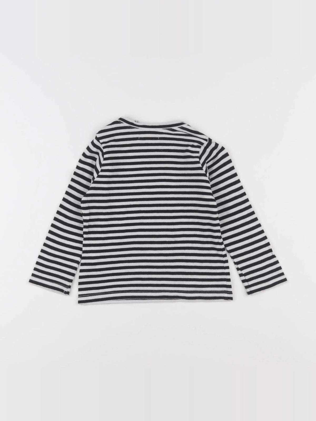 IKKS - tee-shirt blanc, noir - 18 mois