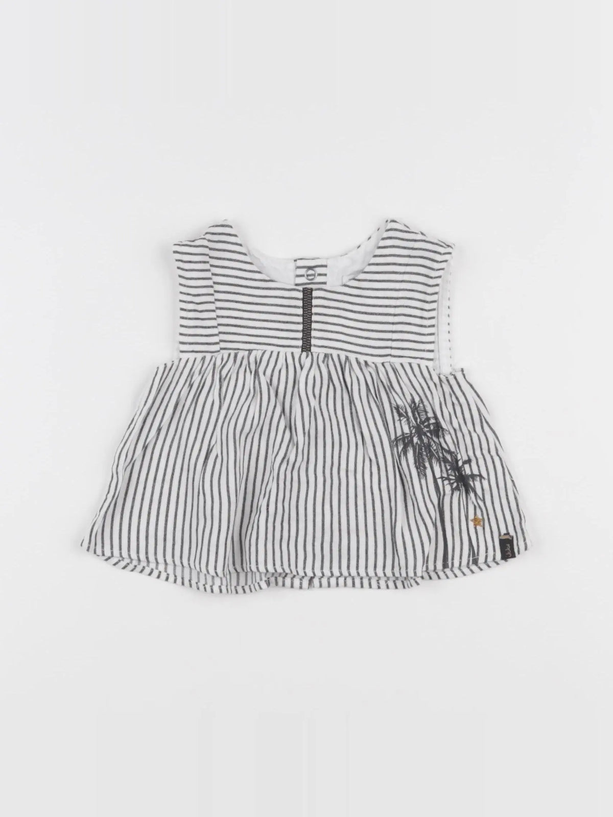 IKKS - robe bleu, blanc - 6 mois