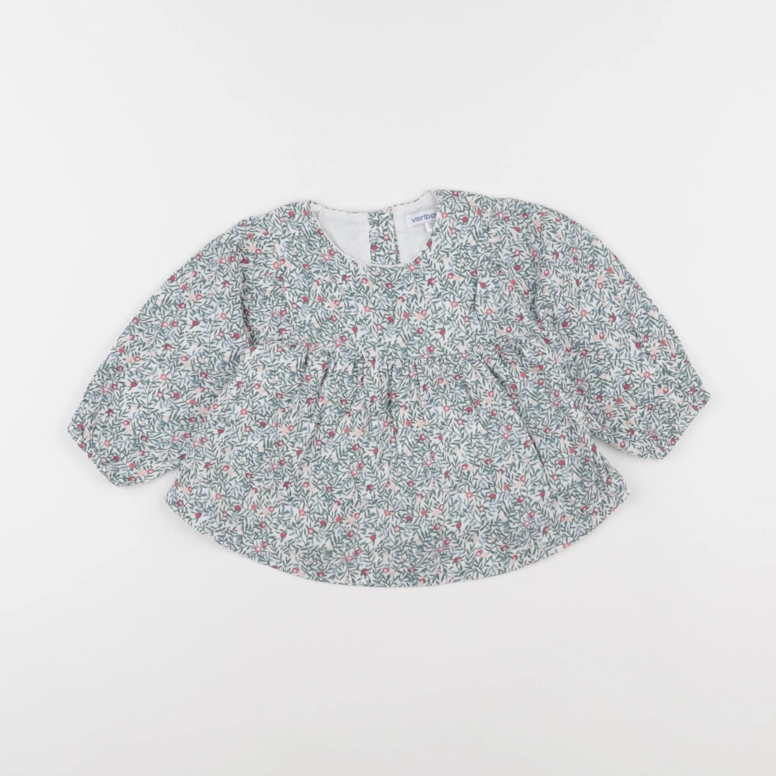 Vertbaudet - blouse multicolore - 12 mois