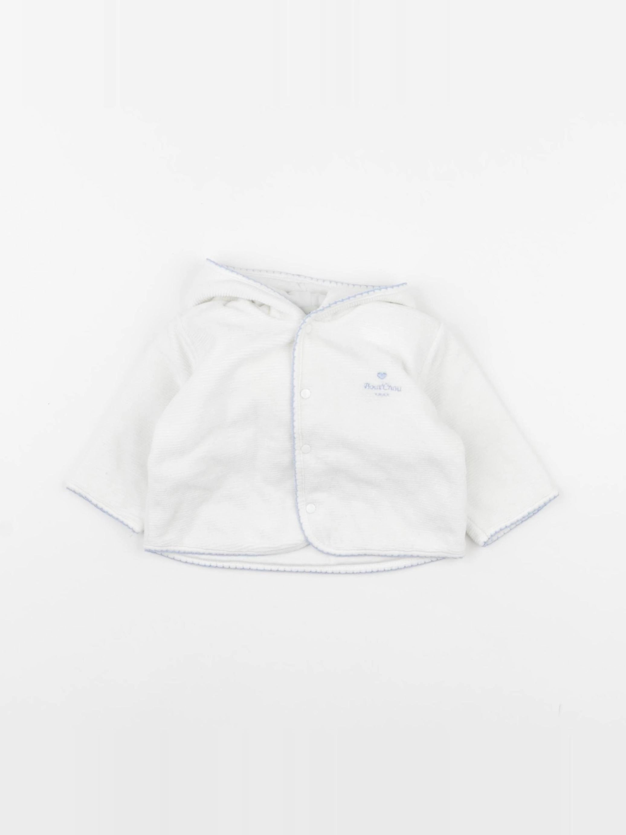 Boutchou - sweat blanc - 1 mois