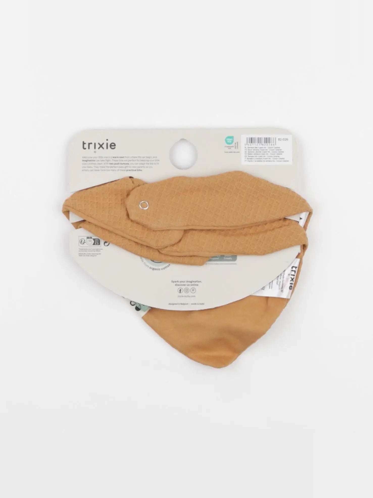 Trixie - lot de 2 bavoirs marron 