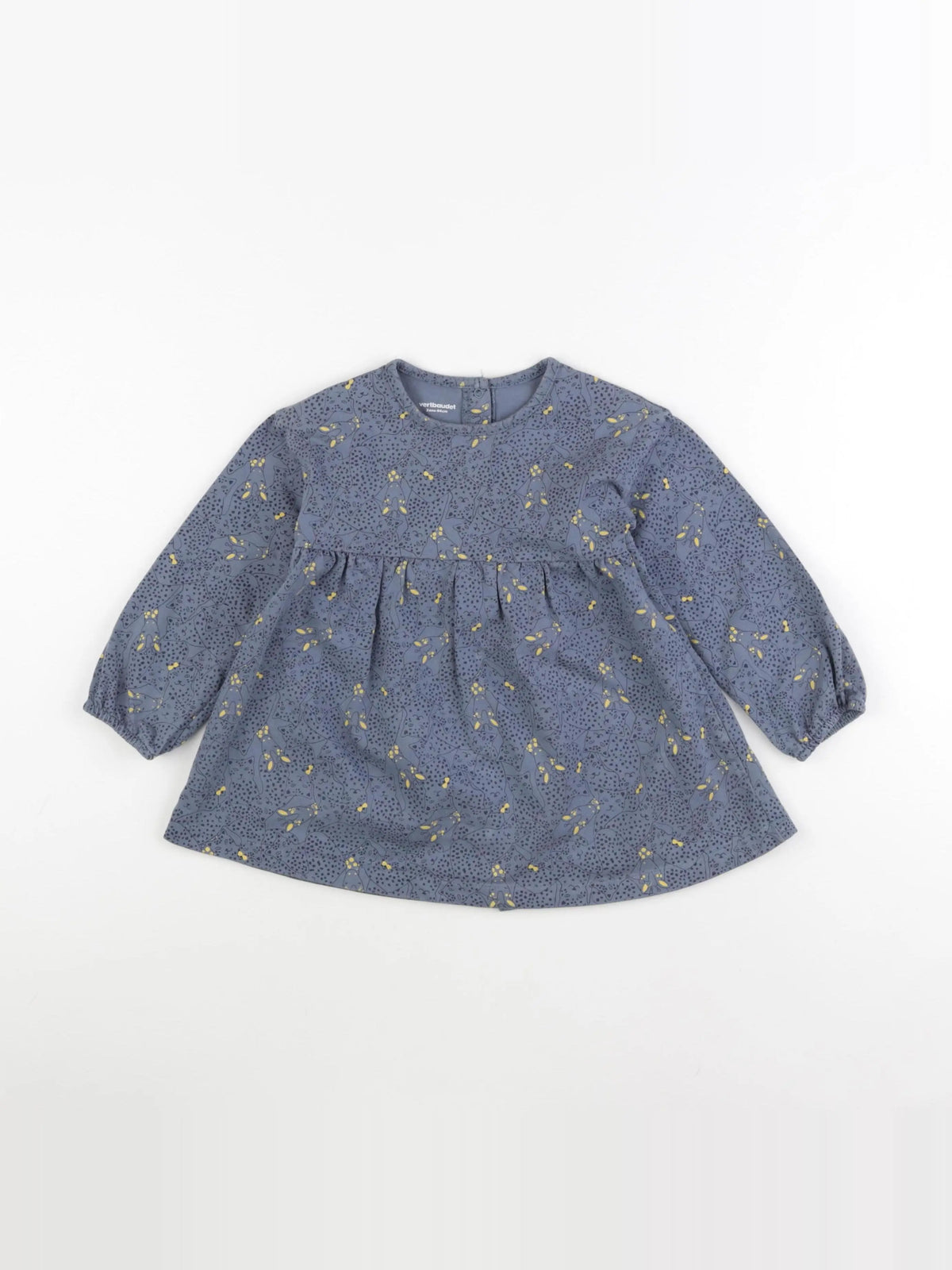 Vertbaudet - tee-shirt bleu - 3 mois