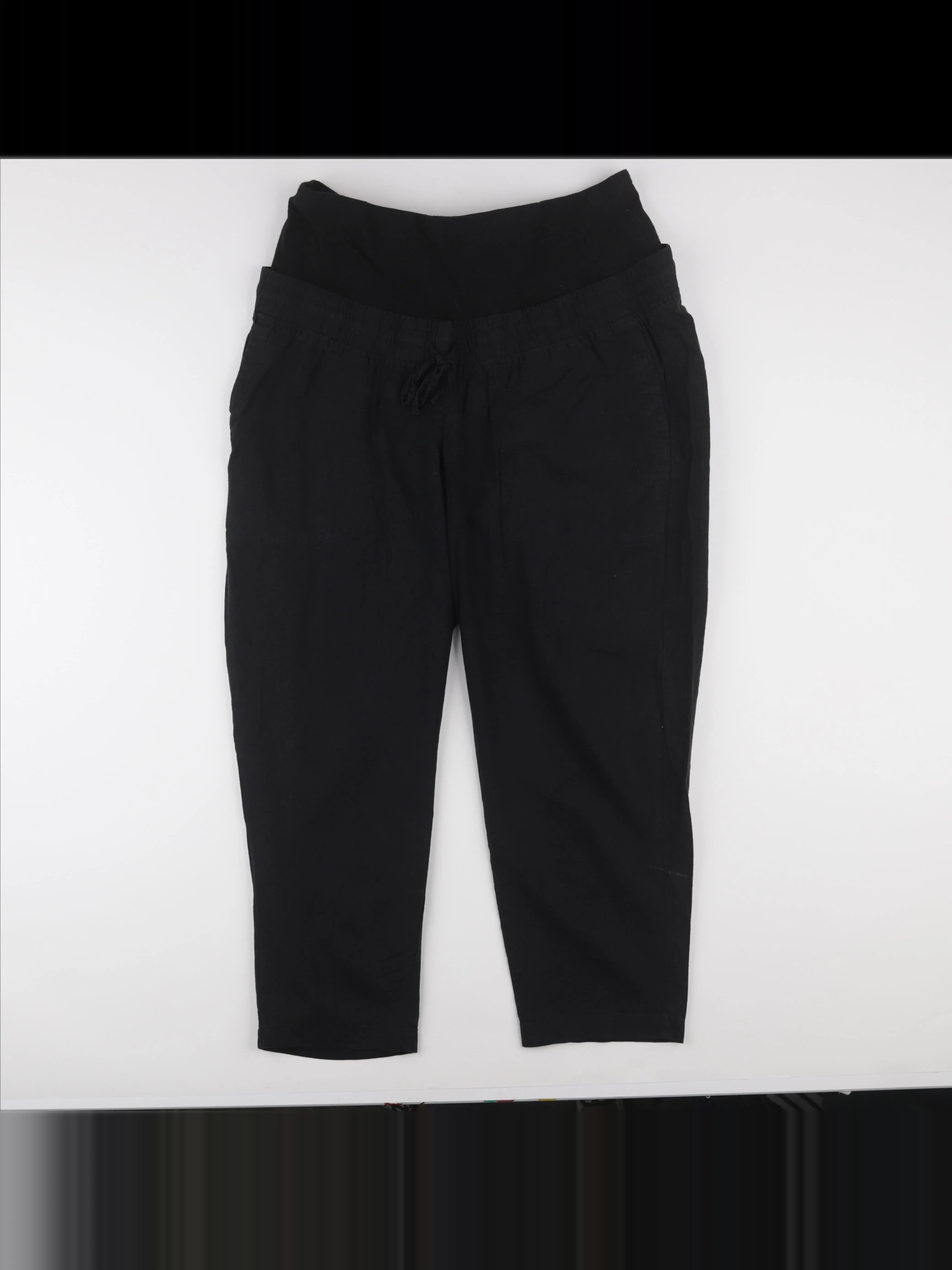 H&M - pantalon grossesse noir - l