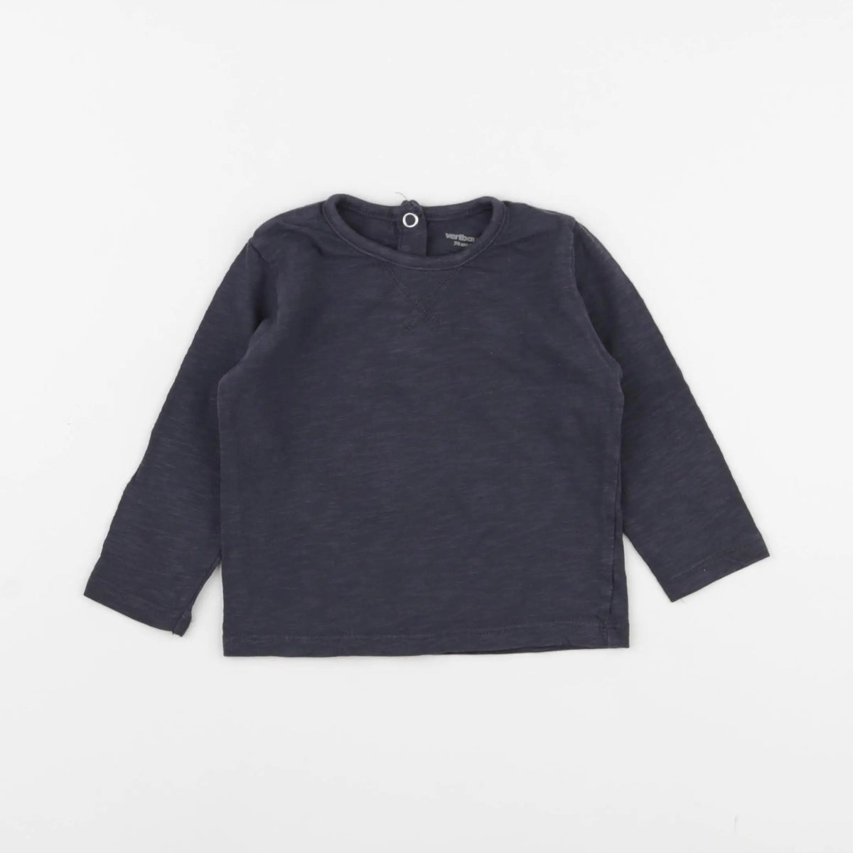 Vertbaudet - tee-shirt gris - 12 mois