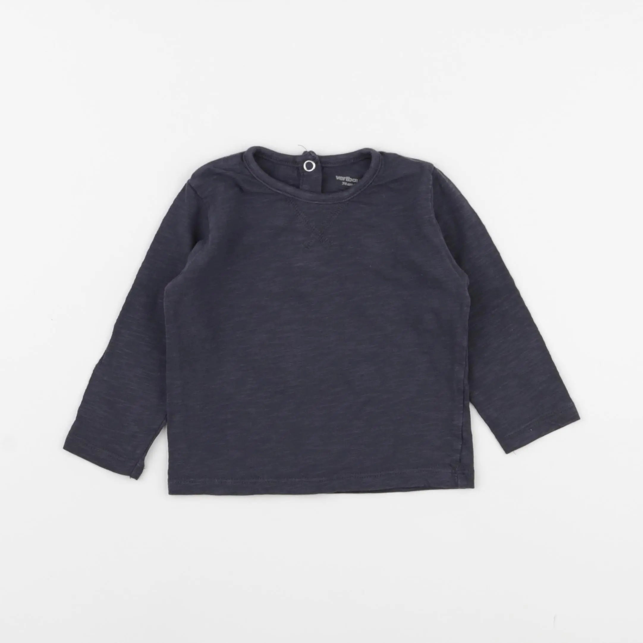 Vertbaudet - tee-shirt gris - 12 mois