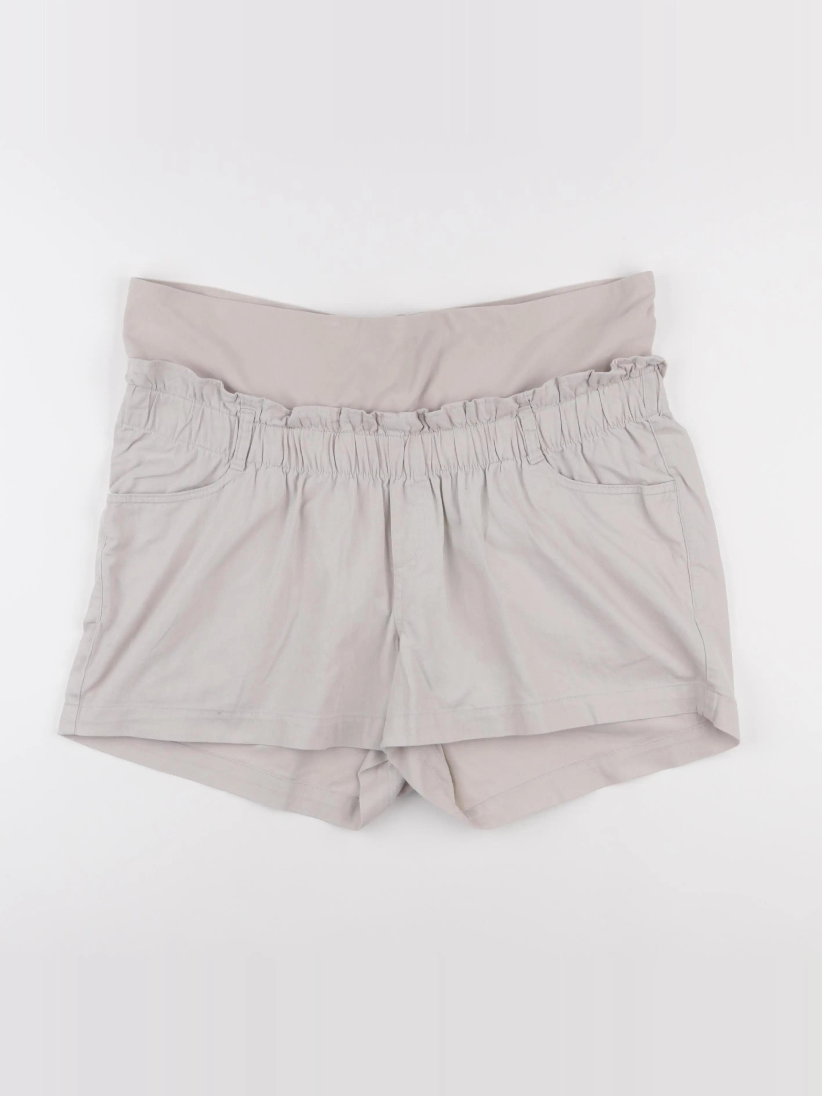H&M - short grossesse beige - xl