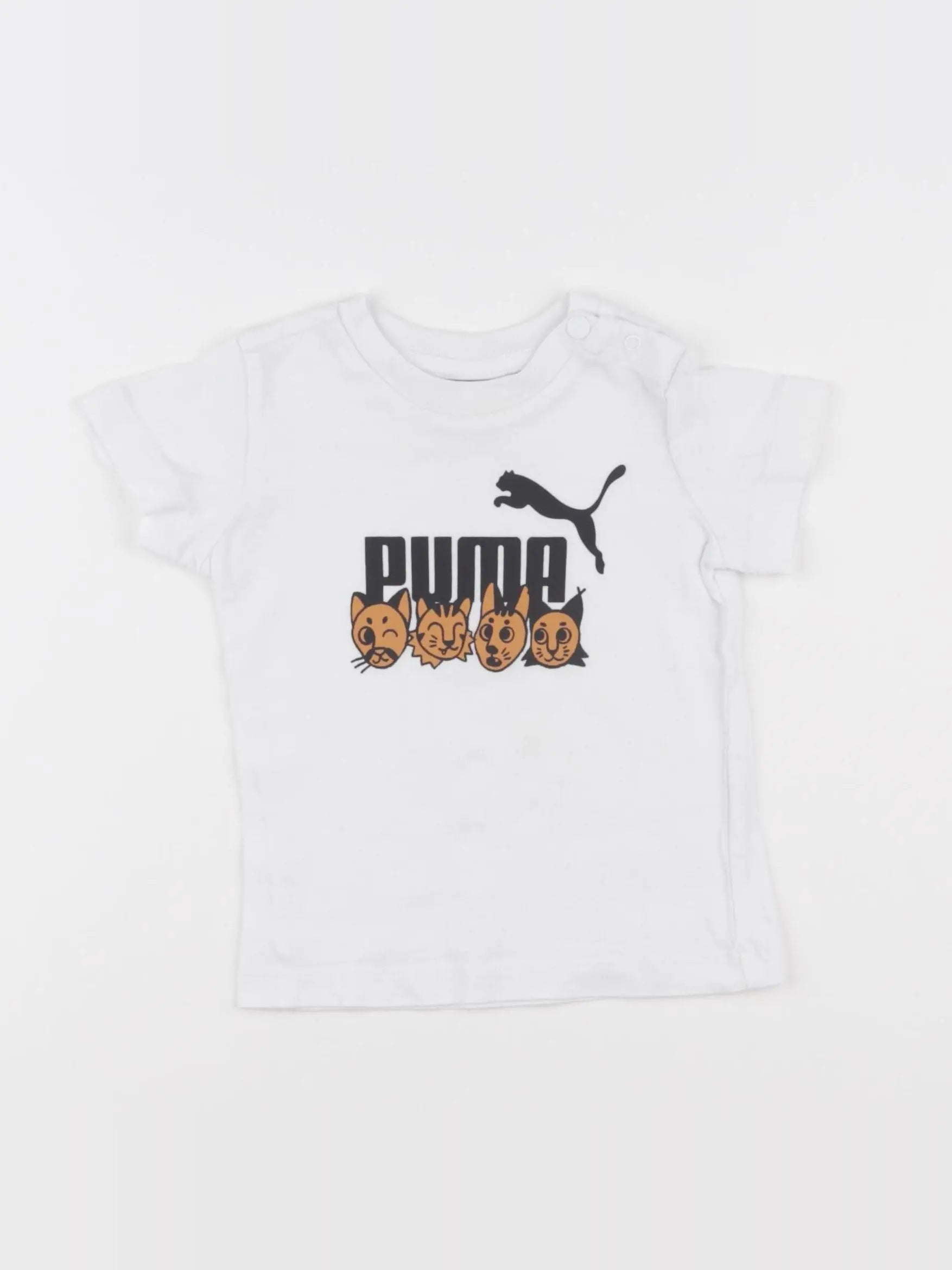 Puma - tee-shirt blanc - 6/9 mois