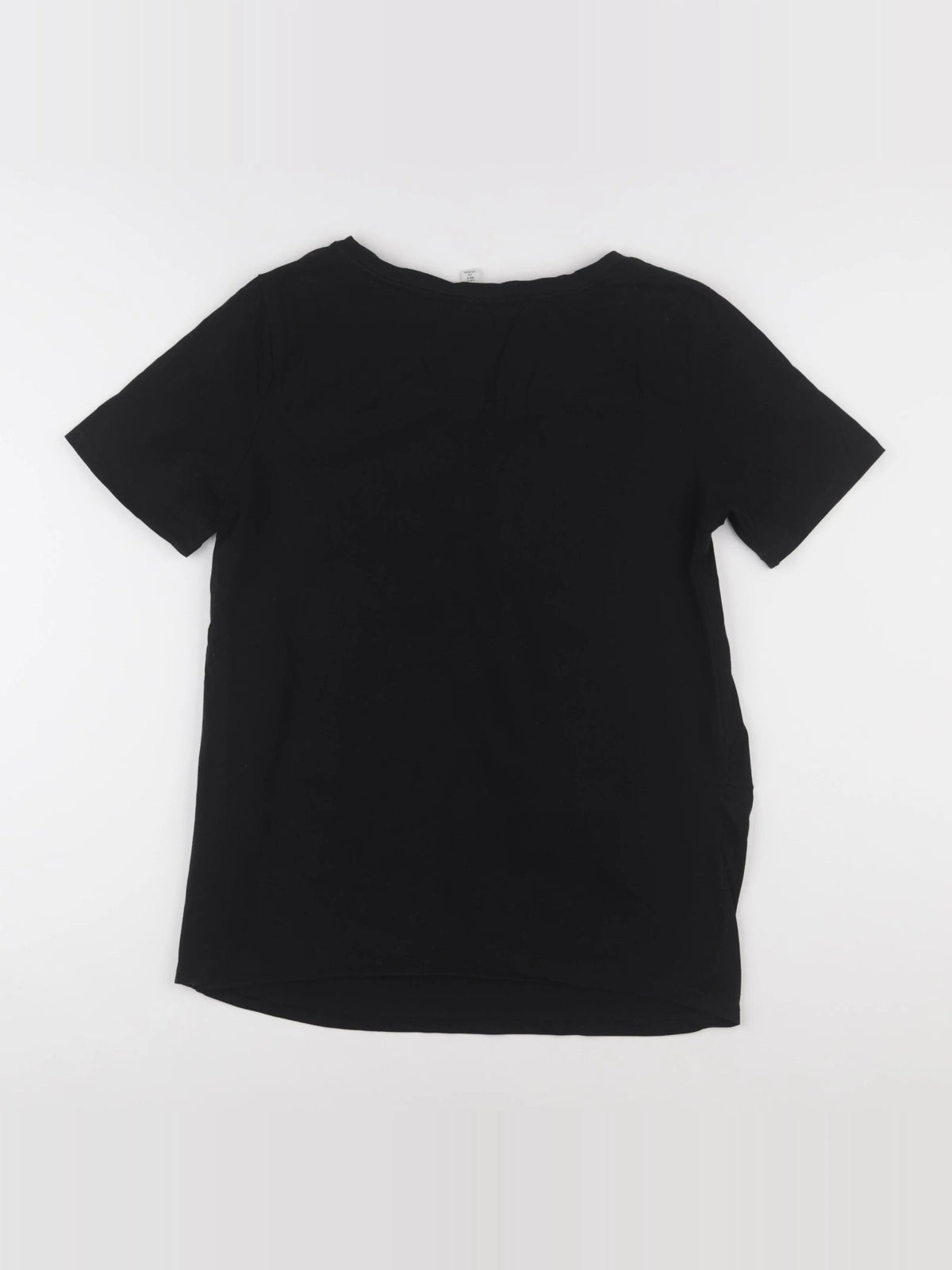 H&M - tee-shirt grossesse noir - l