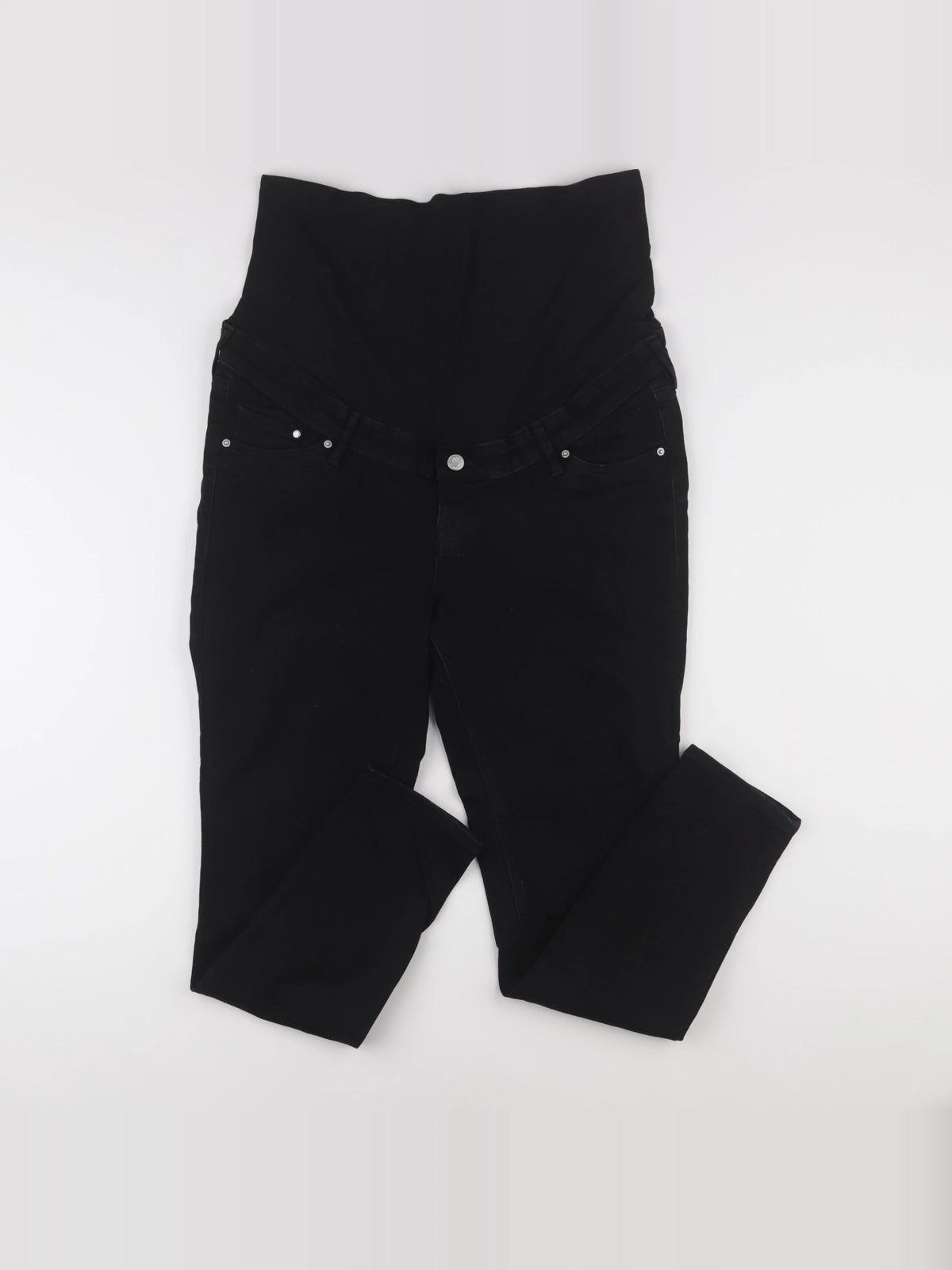 H&M - jean grossesse noir - l
