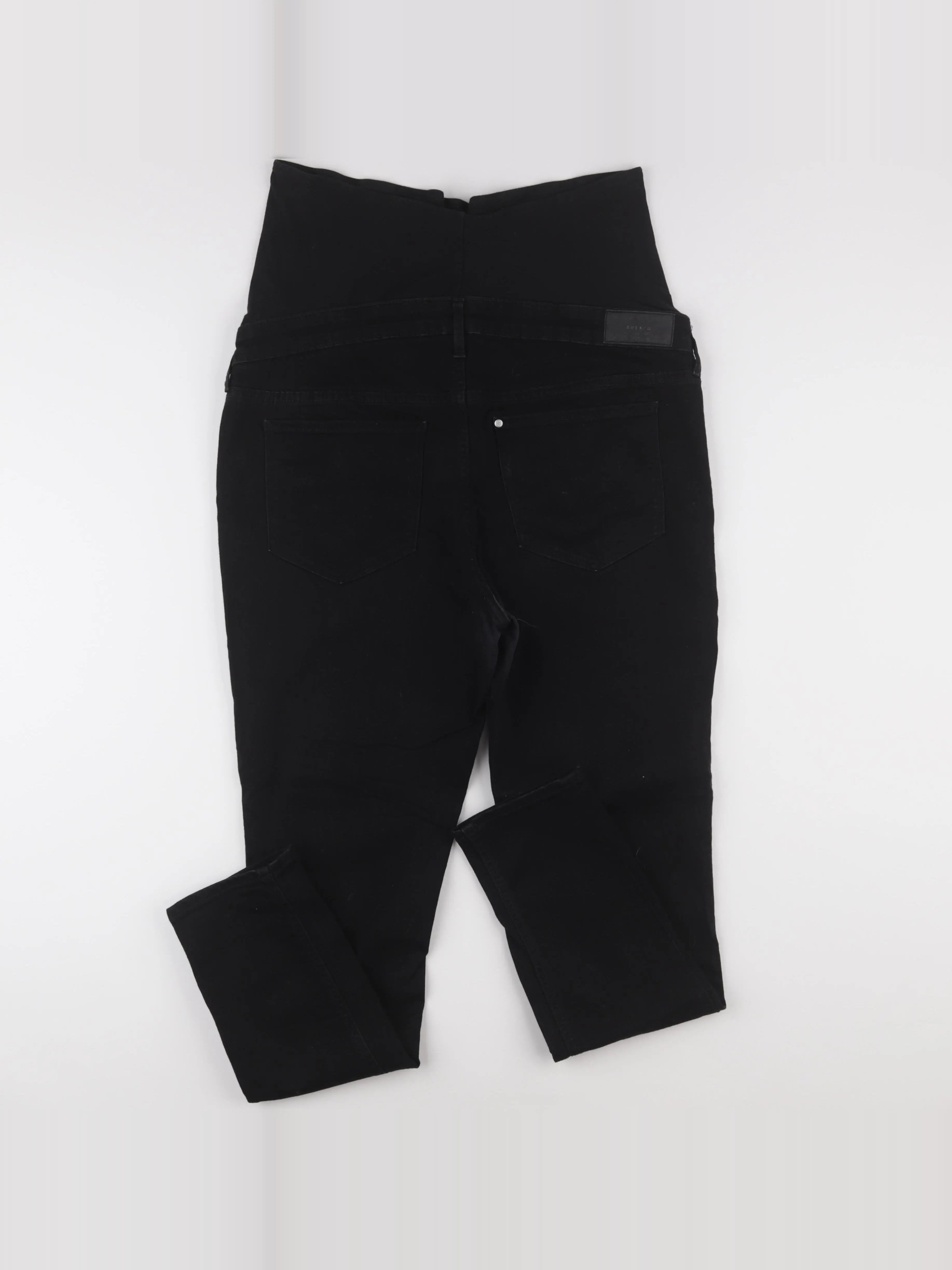 H&M - jean grossesse noir - l