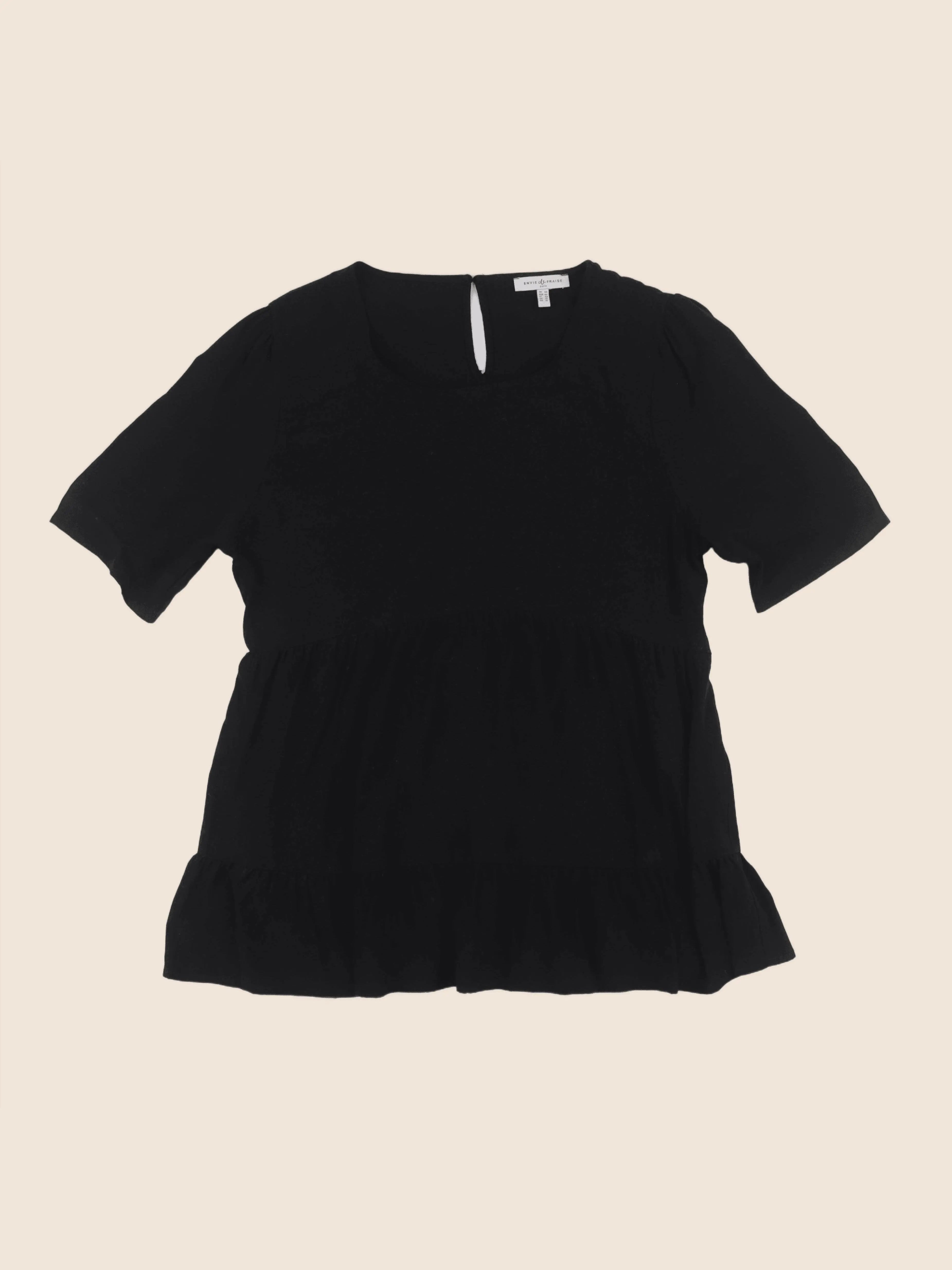 Envie de fraise - blouse grossesse noir - 44