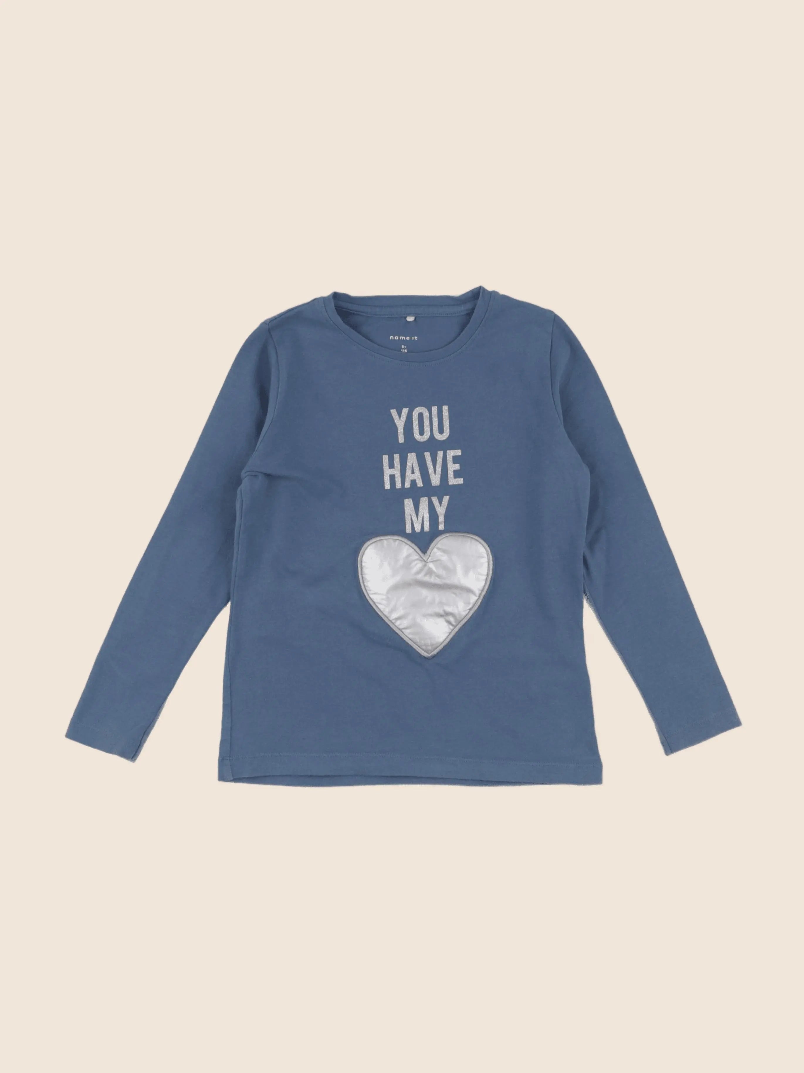 Name it - tee-shirt bleu - 6 ans