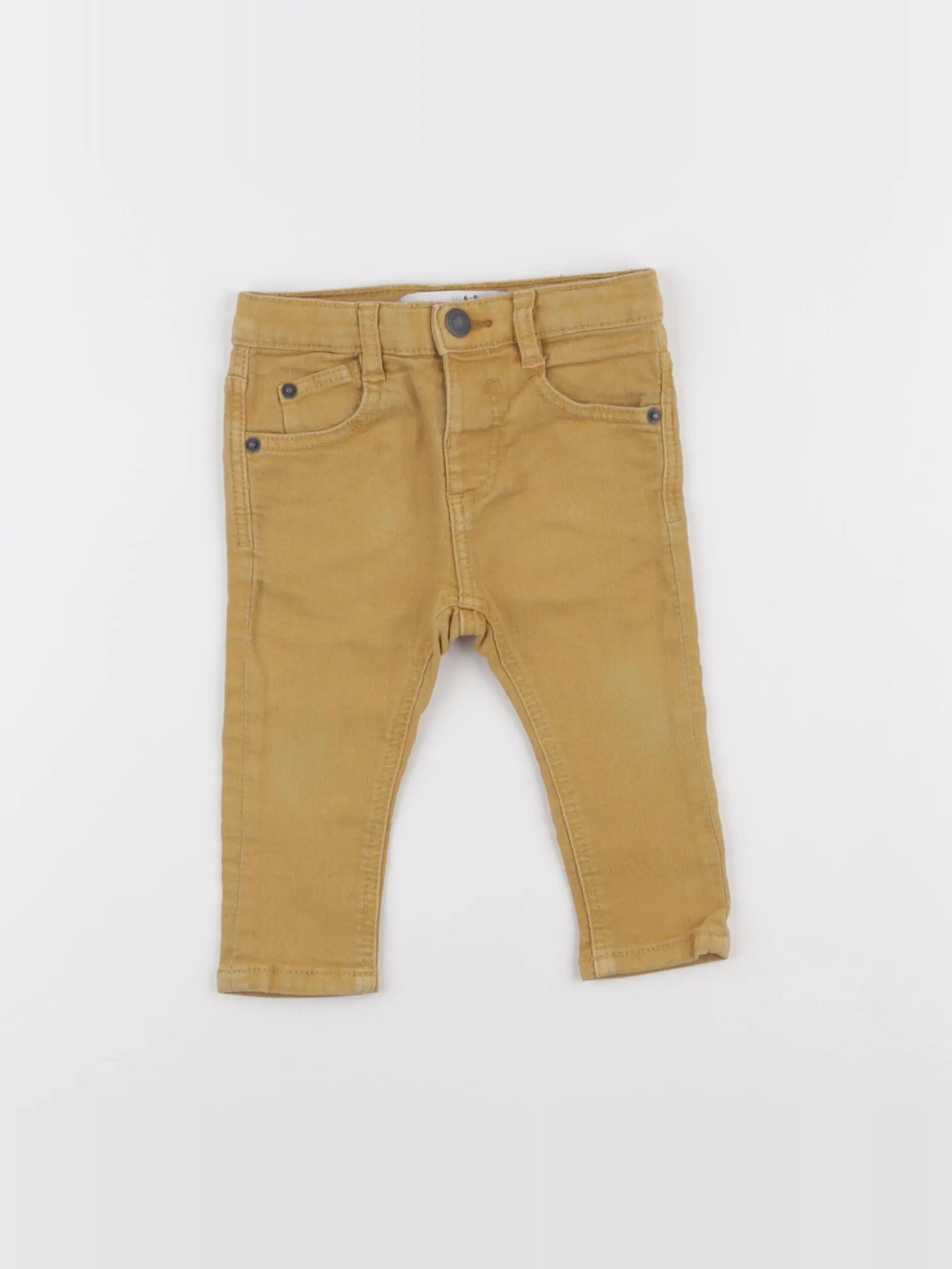 Zara - jean jaune - 6/9 mois