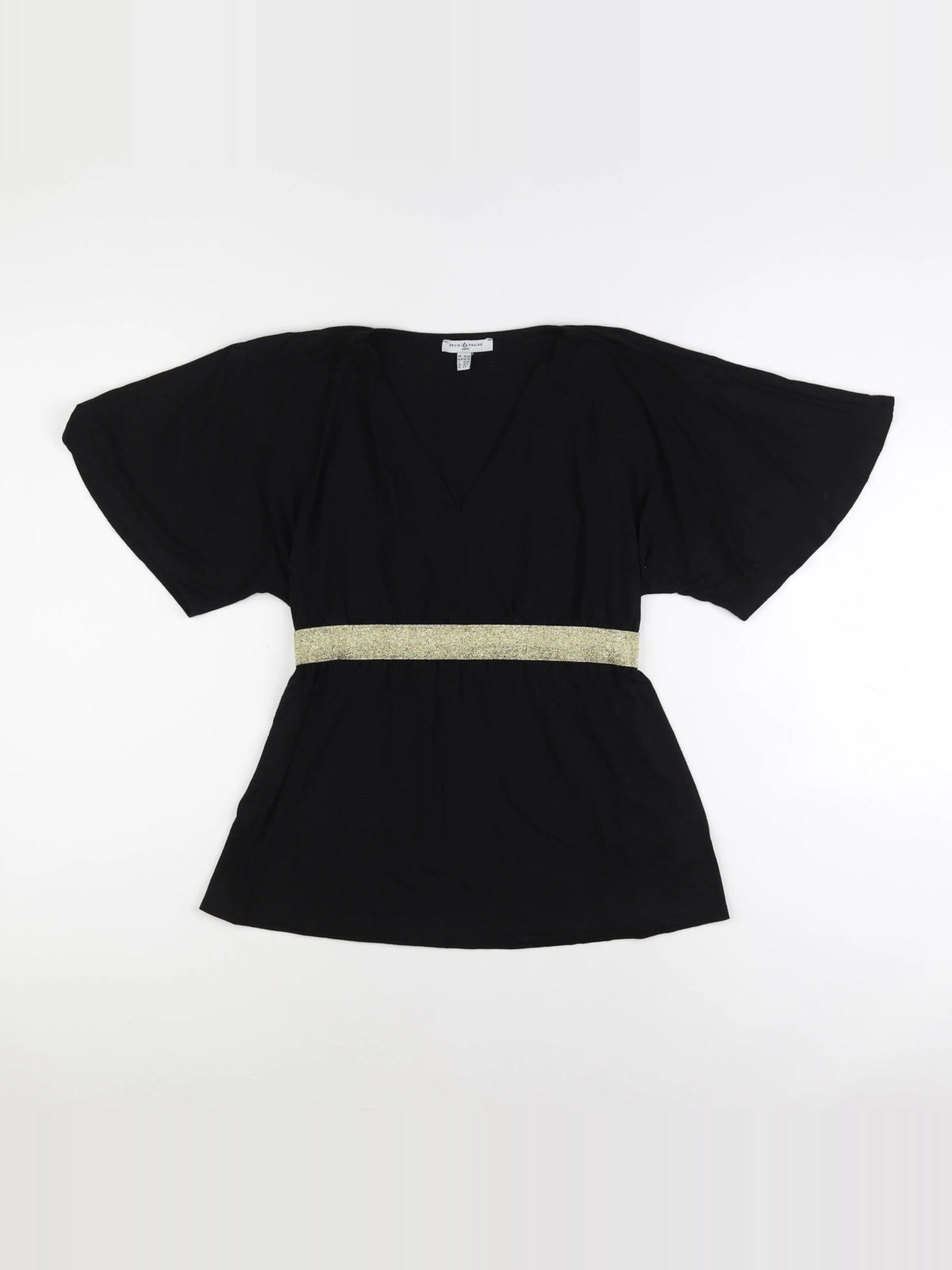 Envie de fraise - blouse grossesse or, noir - 38 à 40