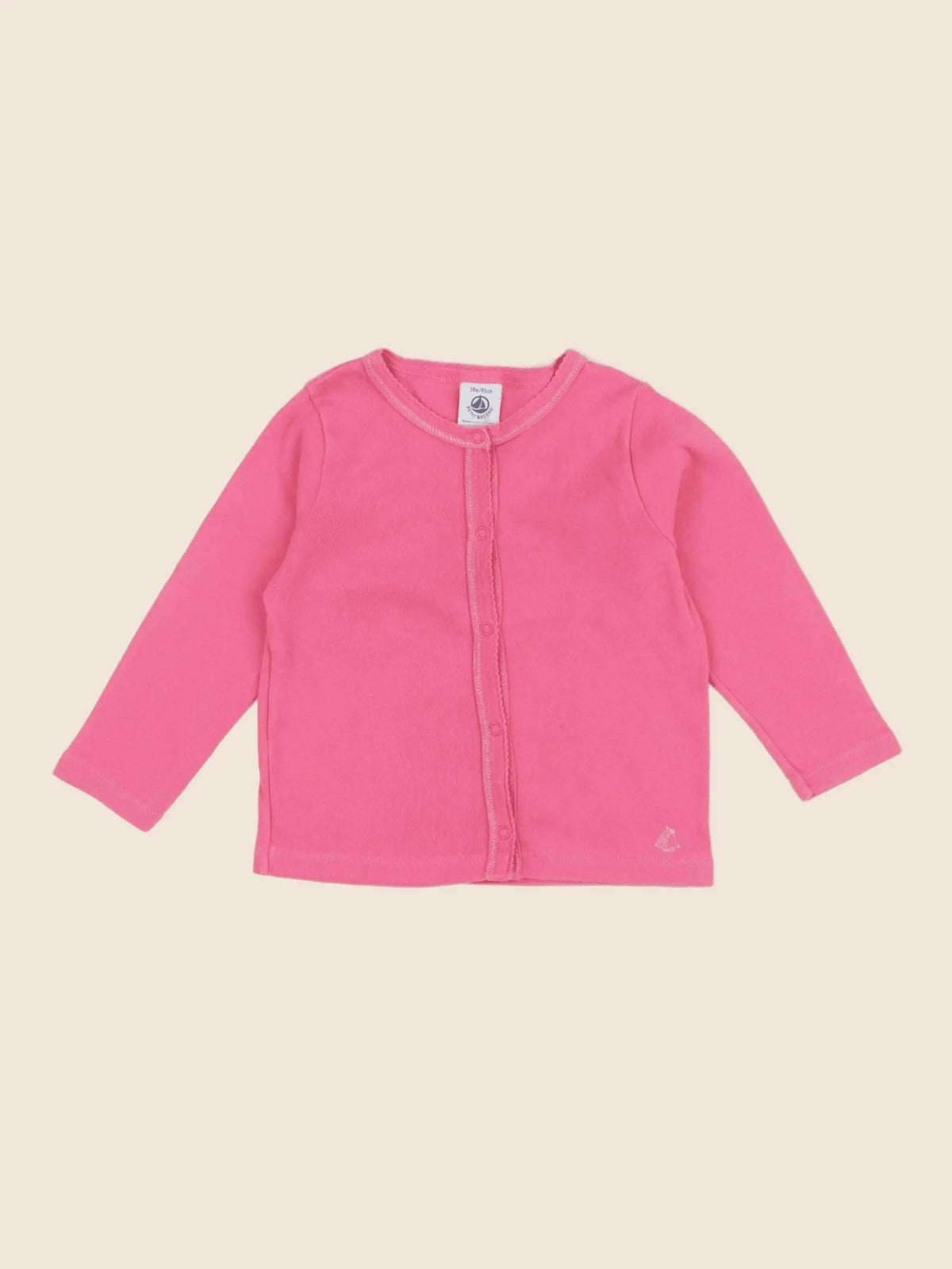 Petit Bateau - tee-shirt rose - 18 mois
