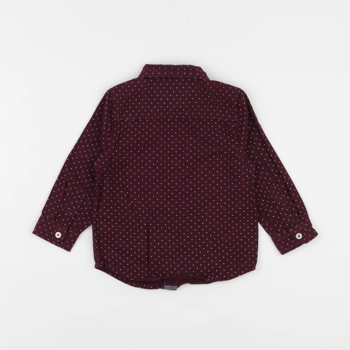 Vertbaudet - chemise rouge - 2 ans