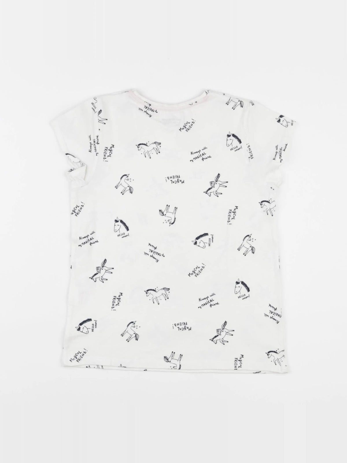 Vertbaudet - tee-shirt blanc - 8 ans